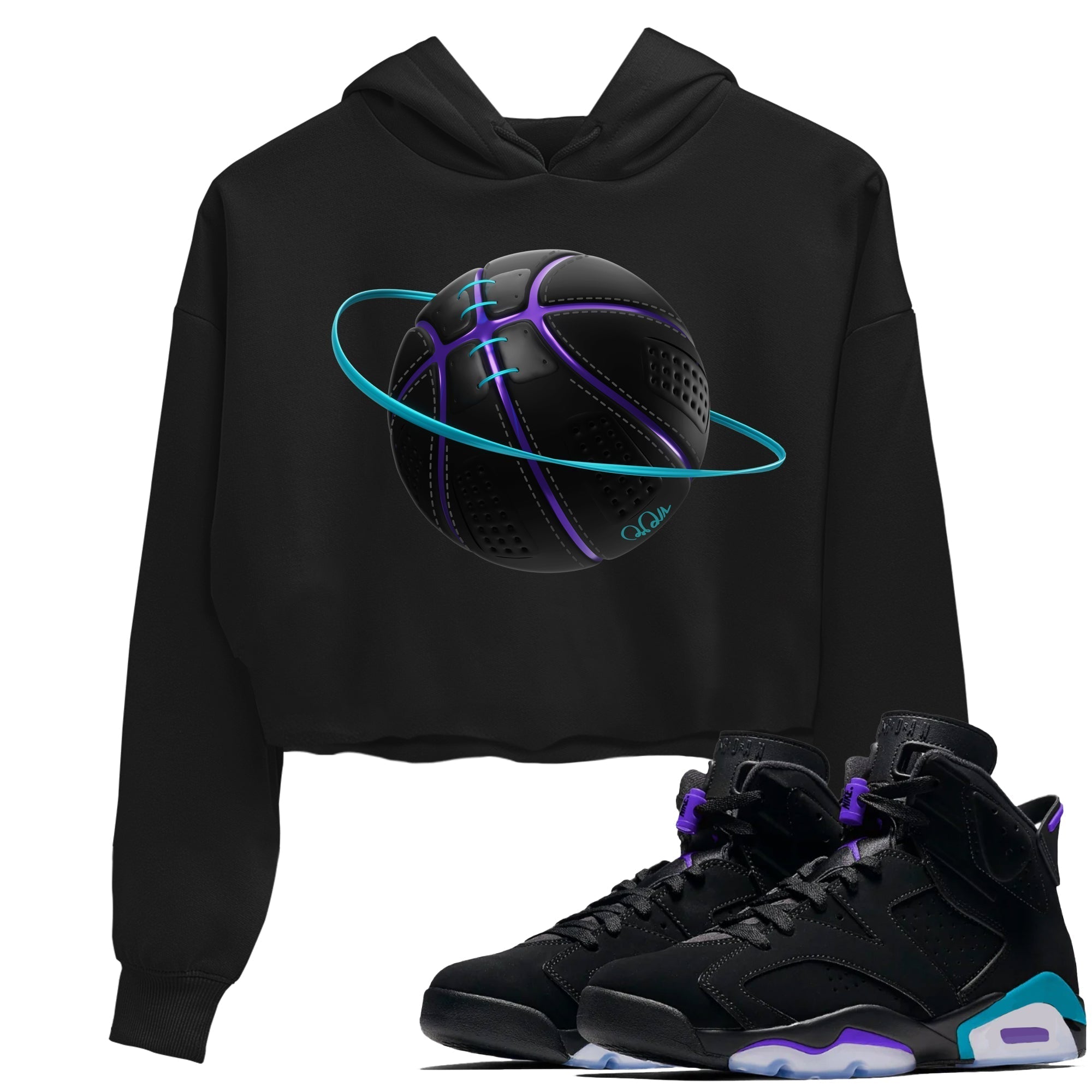 Basketball Planet Women's Tops - Air Jordan 6 Aqua