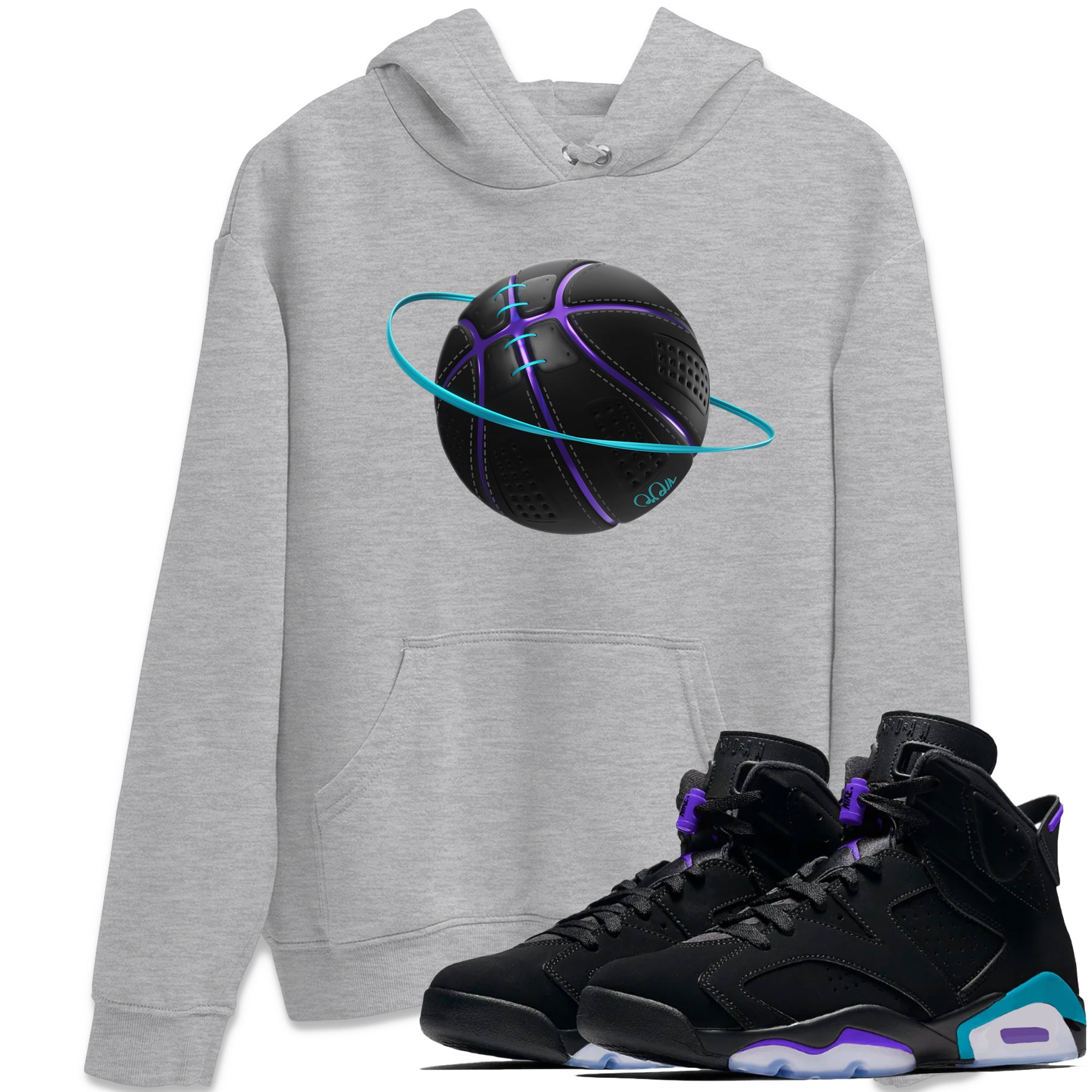 Basketball Planet Unisex Tops - Air Jordan 6 Aqua