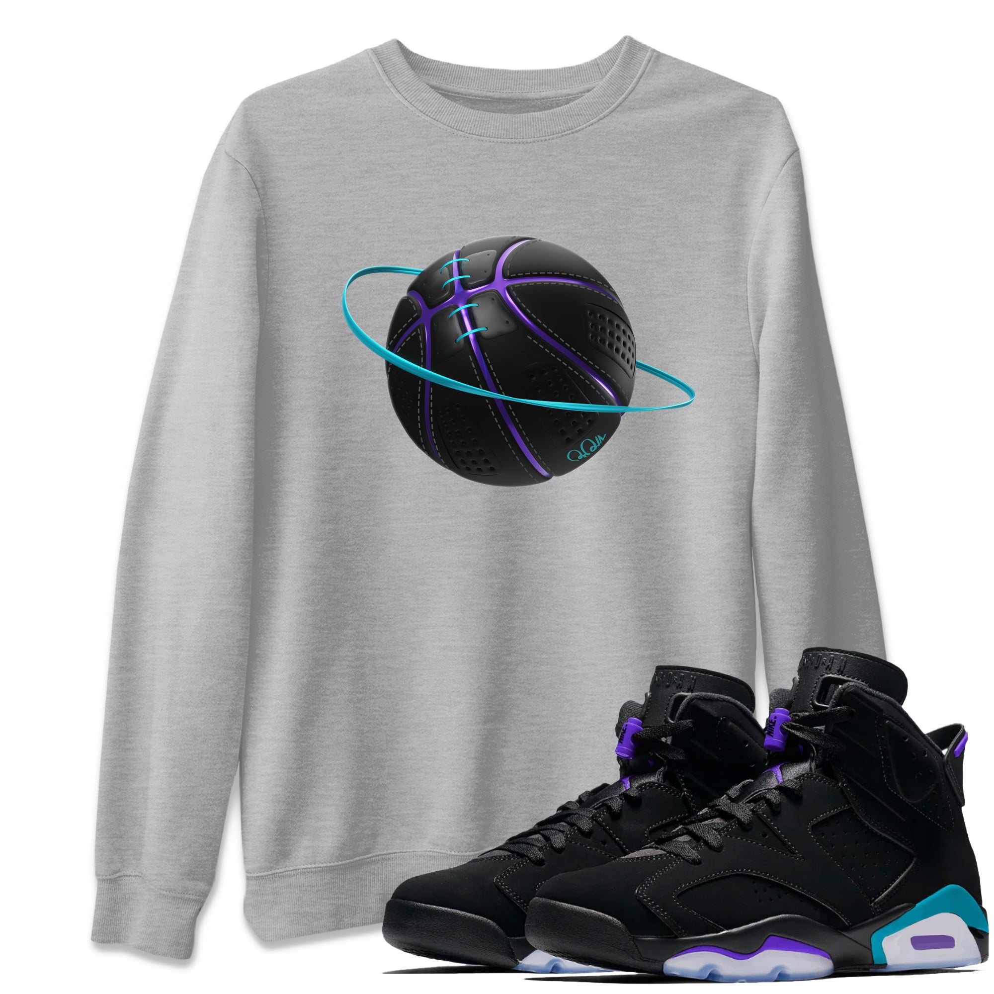 Basketball Planet Unisex Tops - Air Jordan 6 Aqua