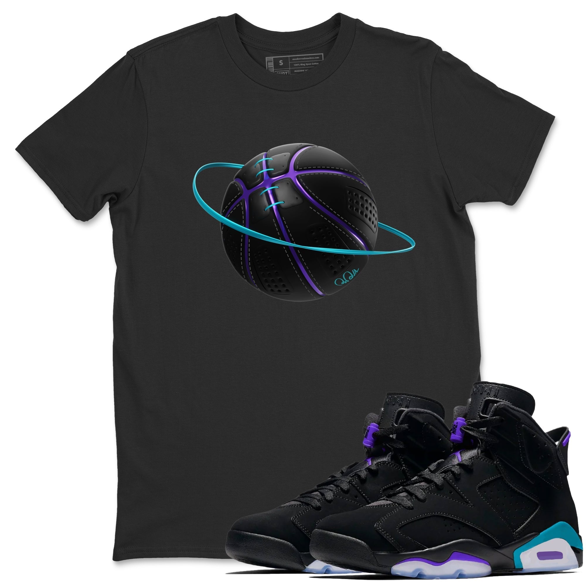 Basketball Planet Unisex Tops - Air Jordan 6 Aqua