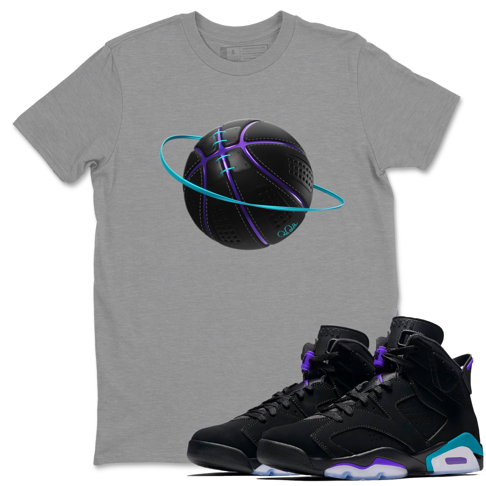 Basketball Planet Unisex Tops - Air Jordan 6 Aqua