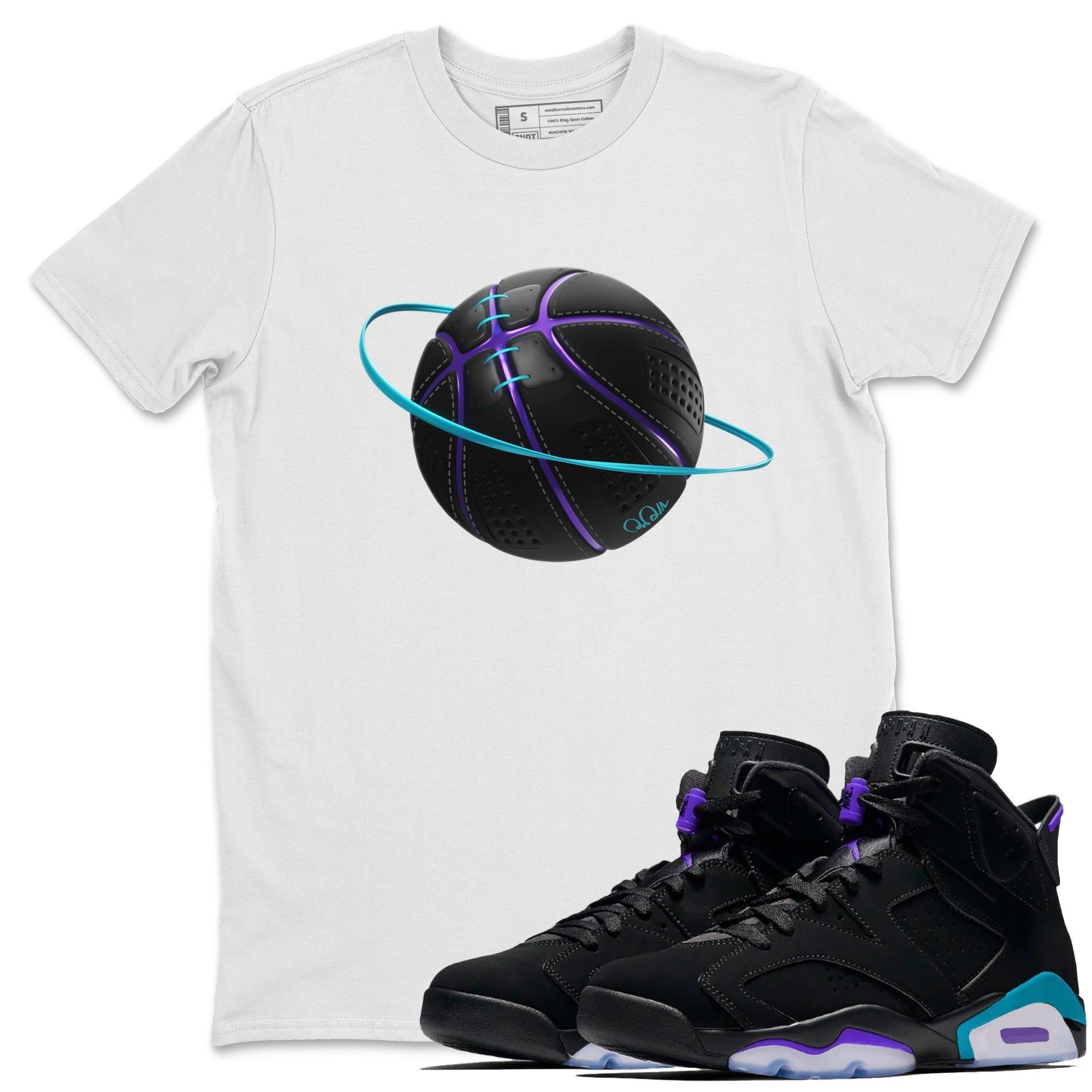 Basketball Planet Unisex Tops - Air Jordan 6 Aqua