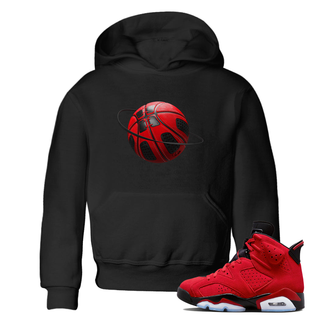 Basketball Planet Kids Tops - Air Jordan 6 Toro Bravo