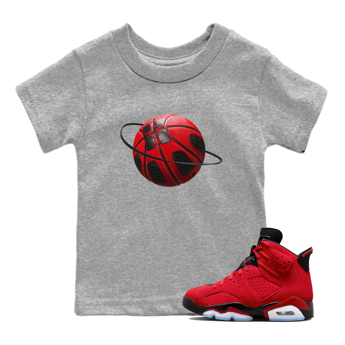 Basketball Planet Kids Tops - Air Jordan 6 Toro Bravo