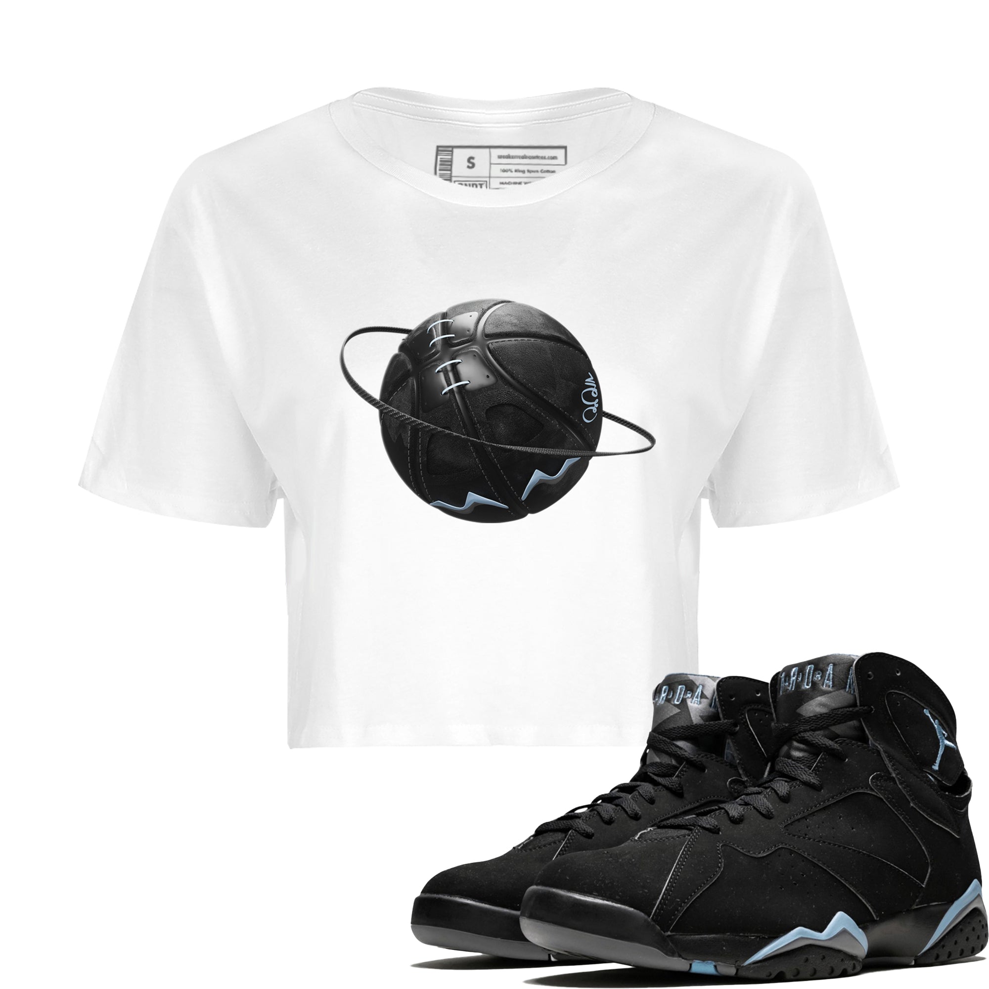 Basketball Planet Women's Tops - Air Jordan 7 Chambray