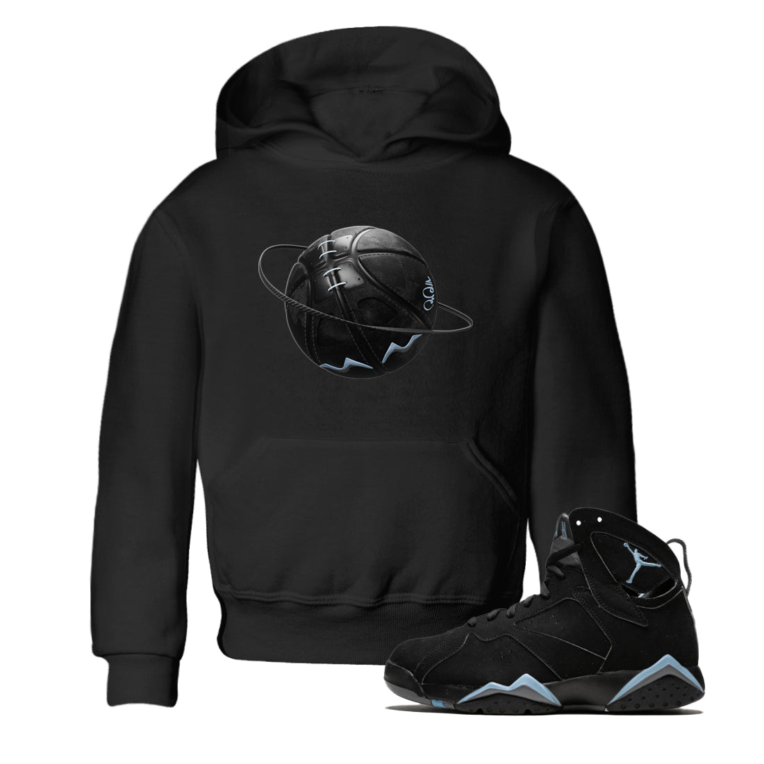 Basketball Planet Kids Tops - Air Jordan 7 Chambray