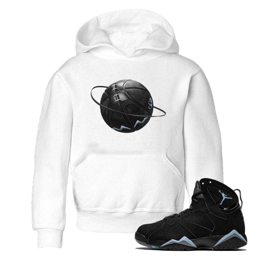 Basketball Planet Kids Tops - Air Jordan 7 Chambray