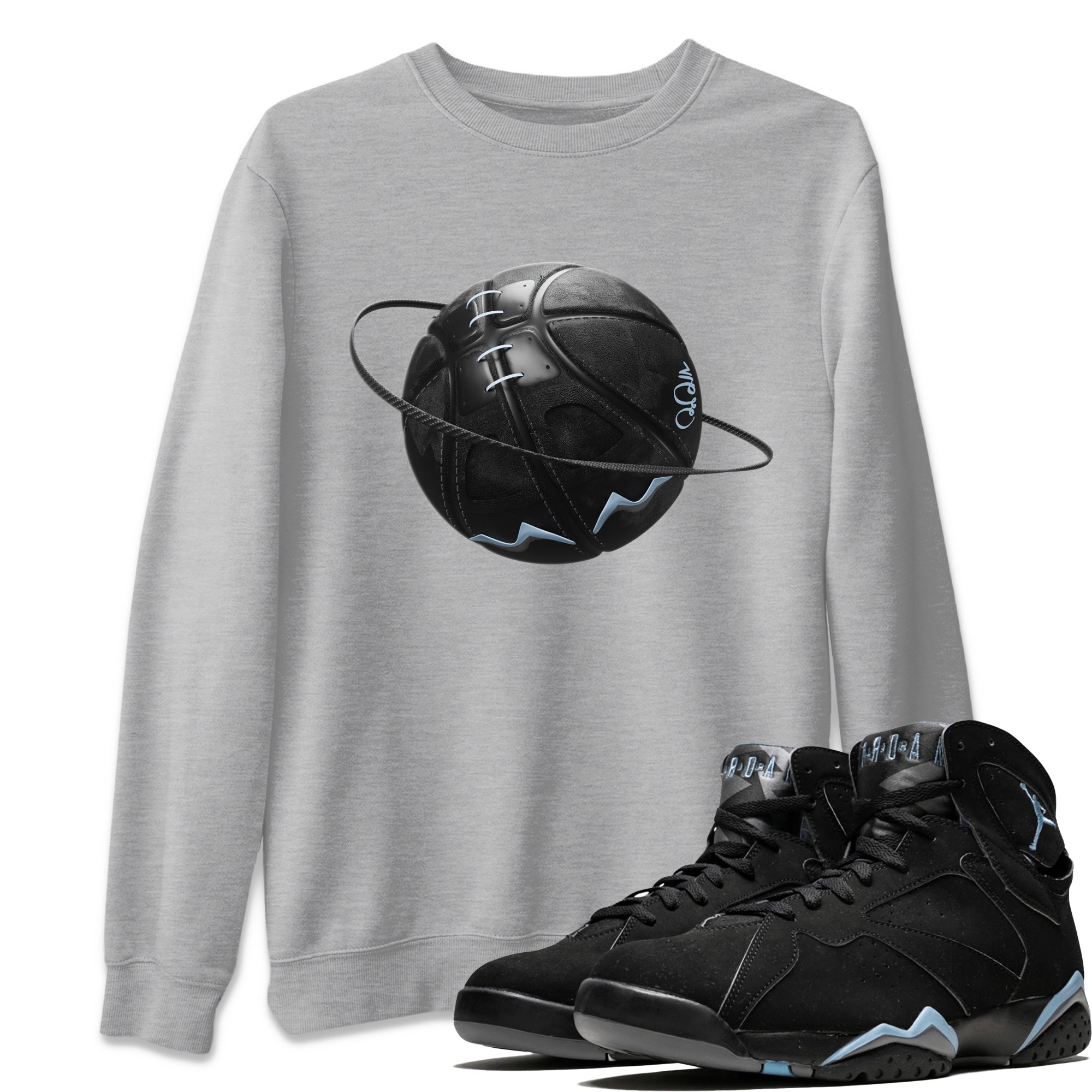 Basketball Planet Unisex Tops - Air Jordan 7 Chambray