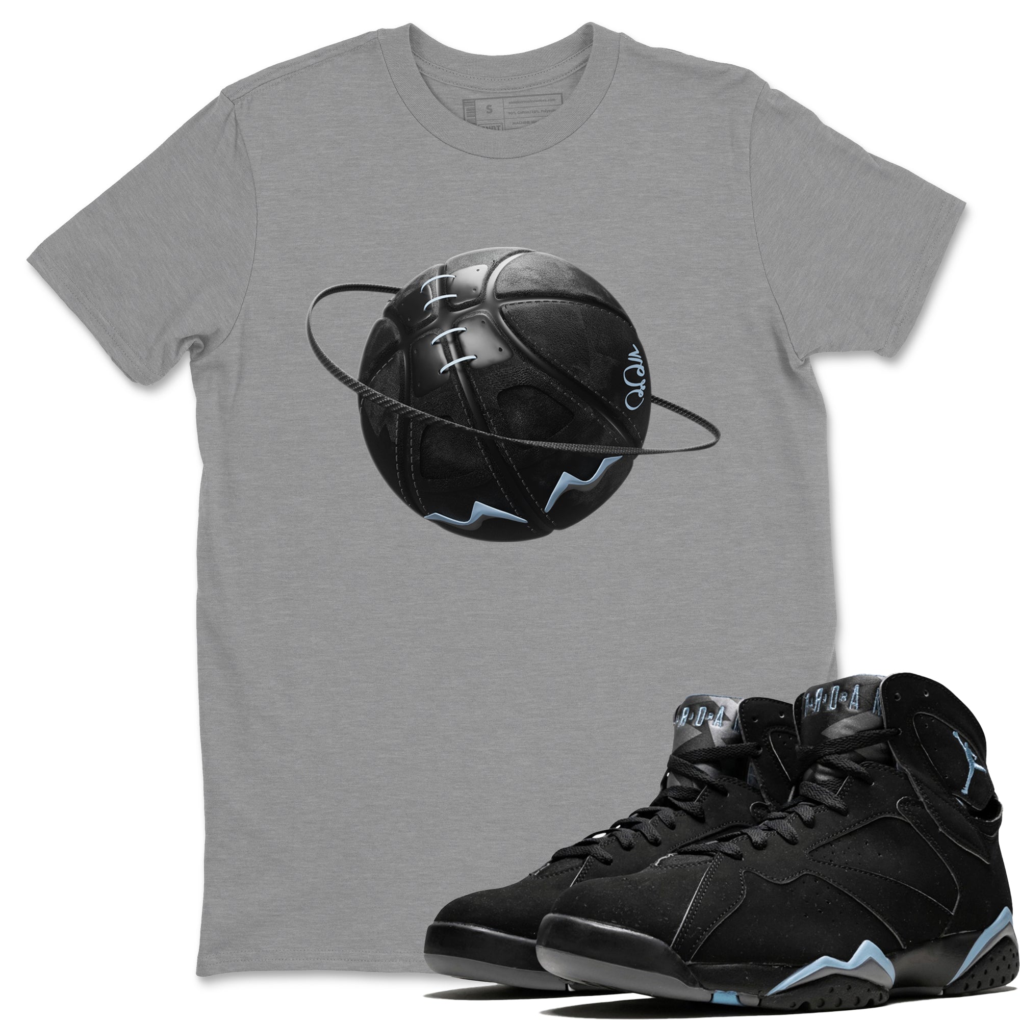 Basketball Planet Unisex Tops - Air Jordan 7 Chambray