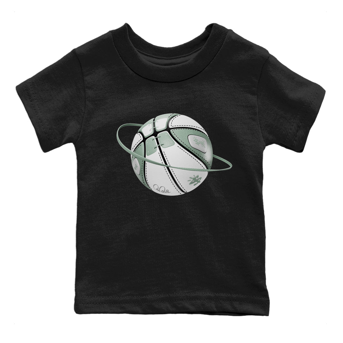 Basketball Planet Kids Tops - Dunk Mica Green