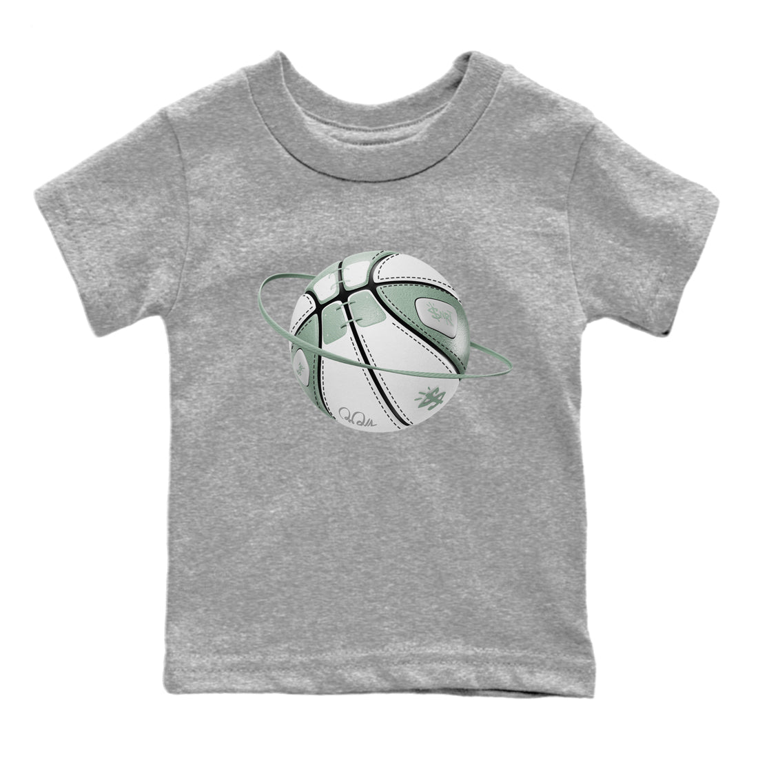 Basketball Planet Kids Tops - Dunk Mica Green
