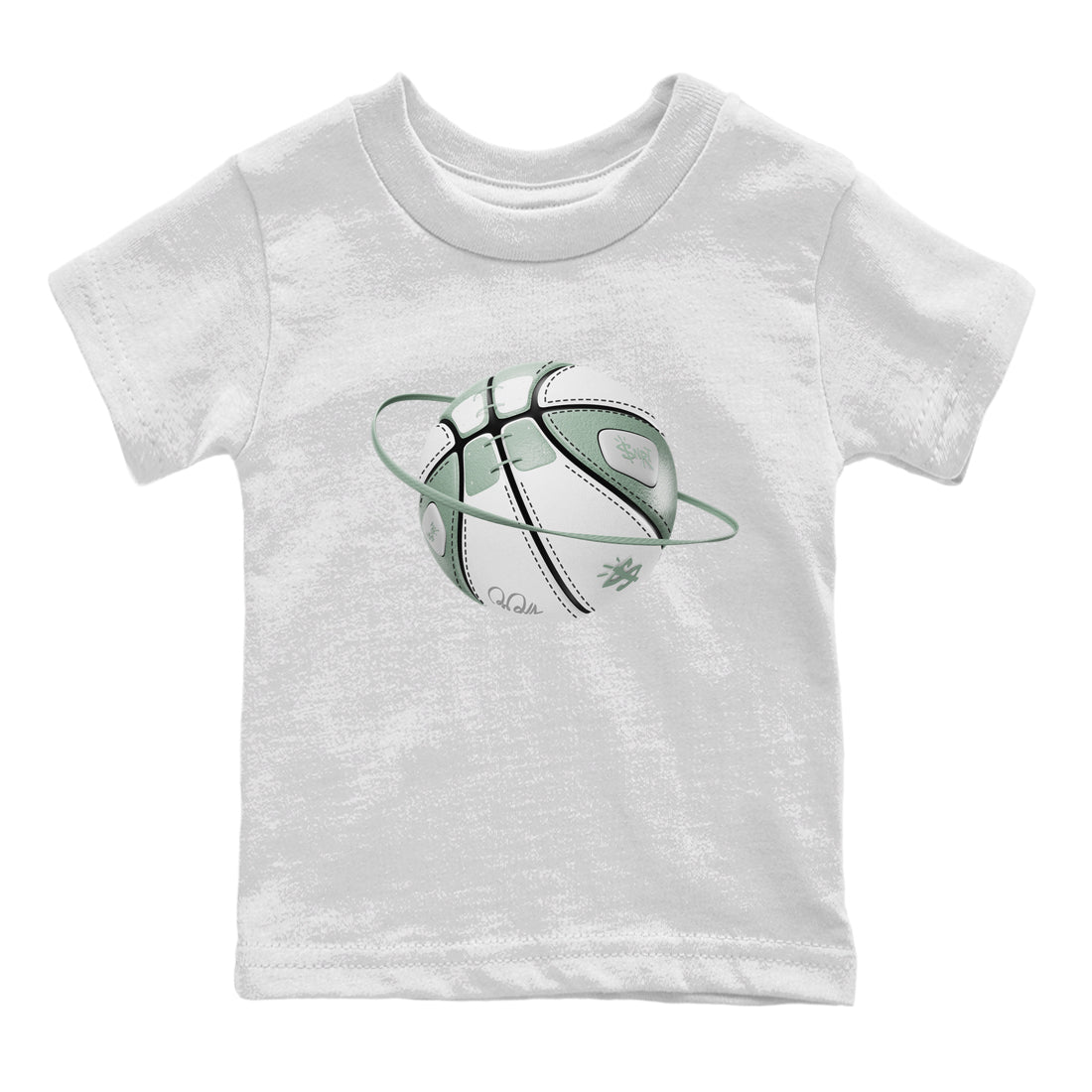 Basketball Planet Kids Tops - Dunk Mica Green