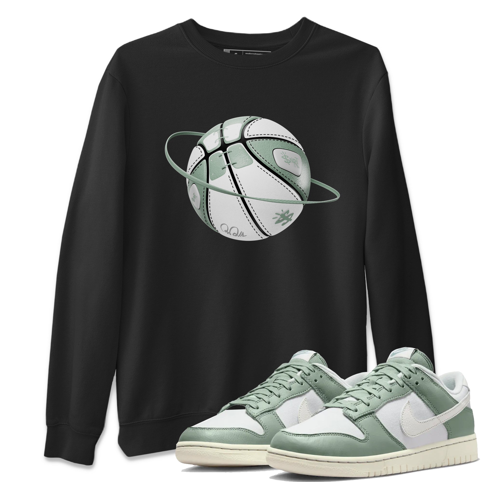 Basketball Planet Unisex Tops - Dunk Mica Green