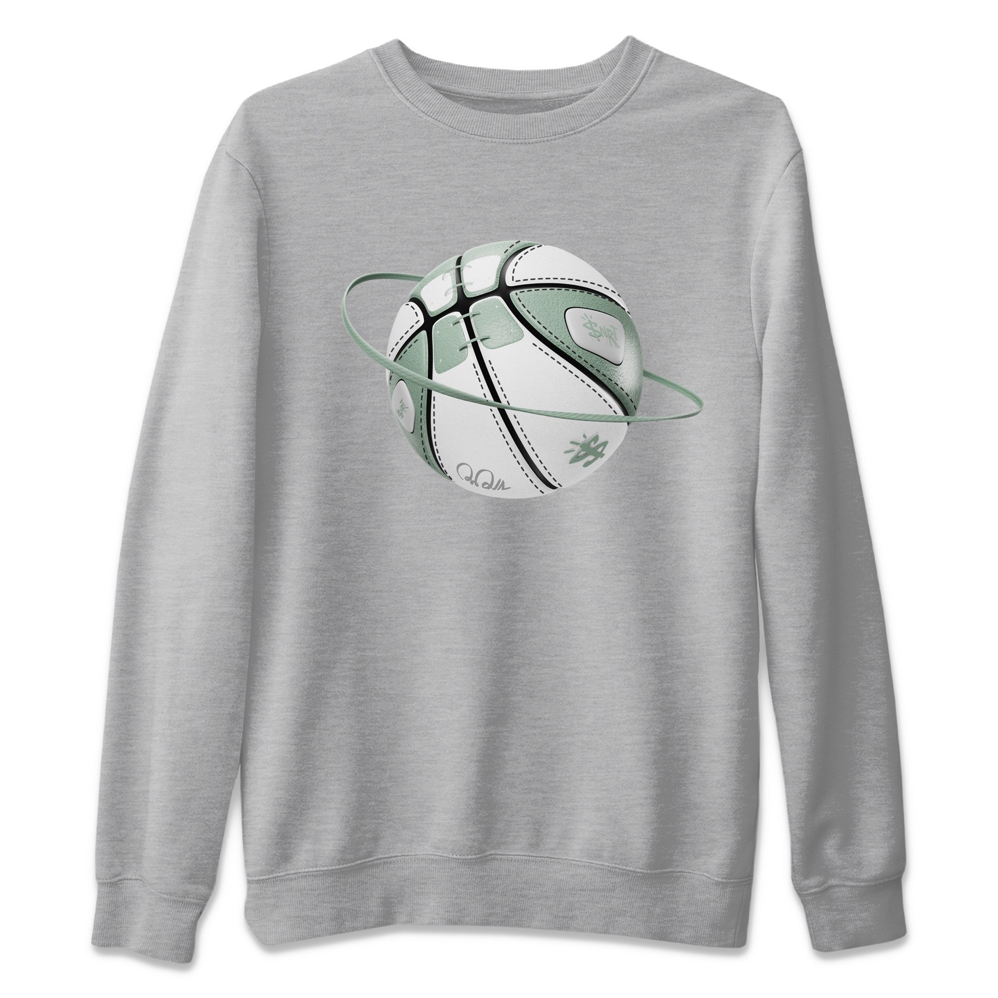 Basketball Planet Unisex Tops - Dunk Mica Green