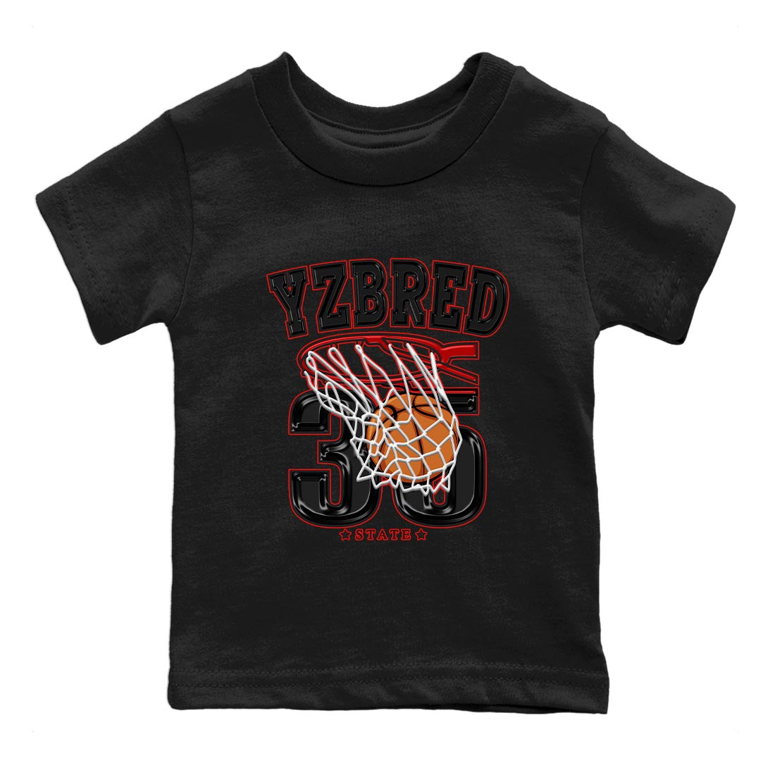 Basketball snkmatch Tee Kids - Yeezy 350 Bred