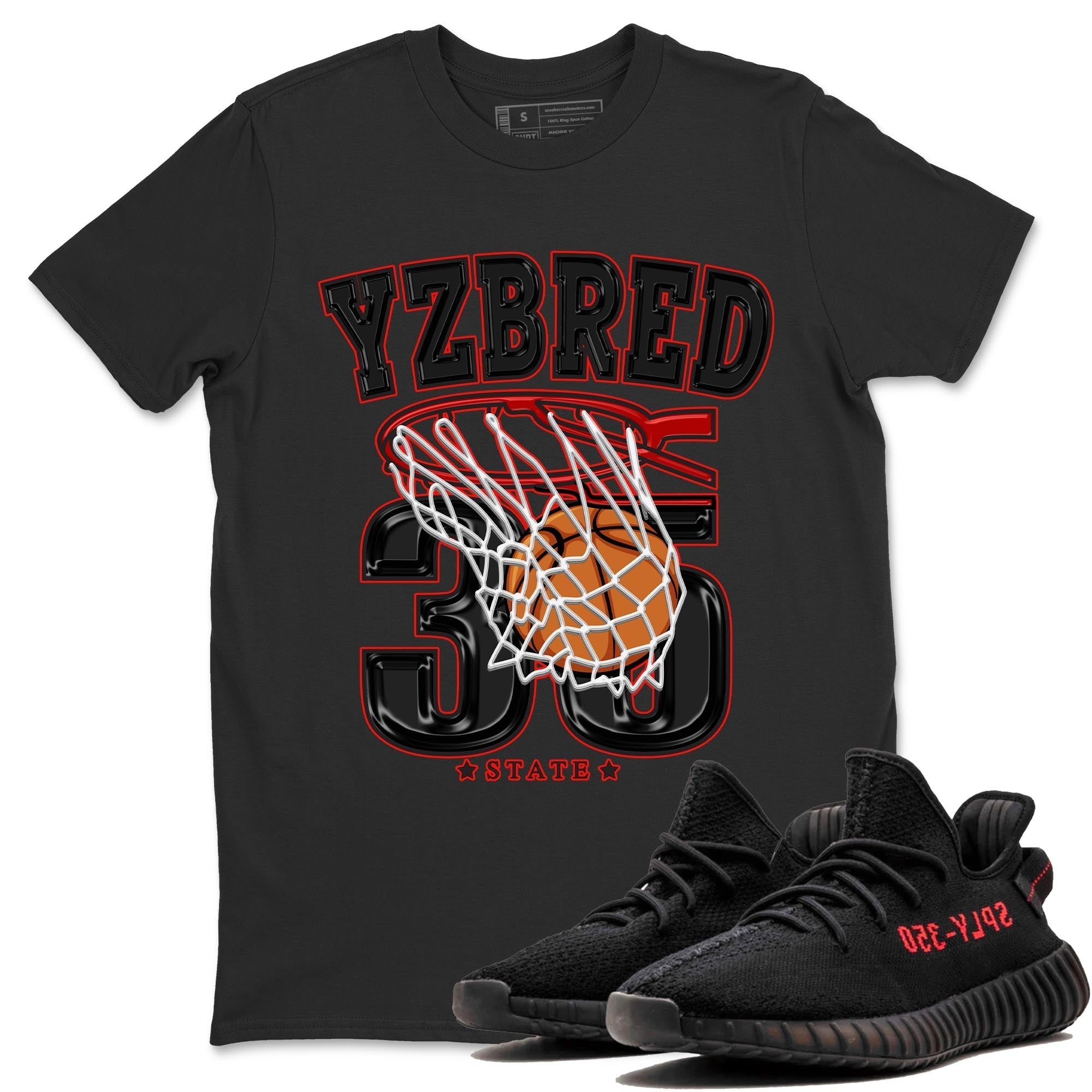 Basketball snkmatch Tee - Yeezy 350 Bred