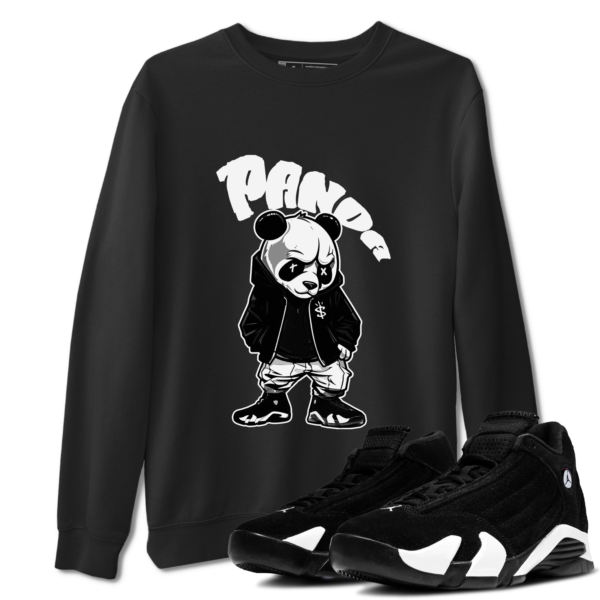 Bastard Panda snkmatch Tee - Air Jordan 14 Panda