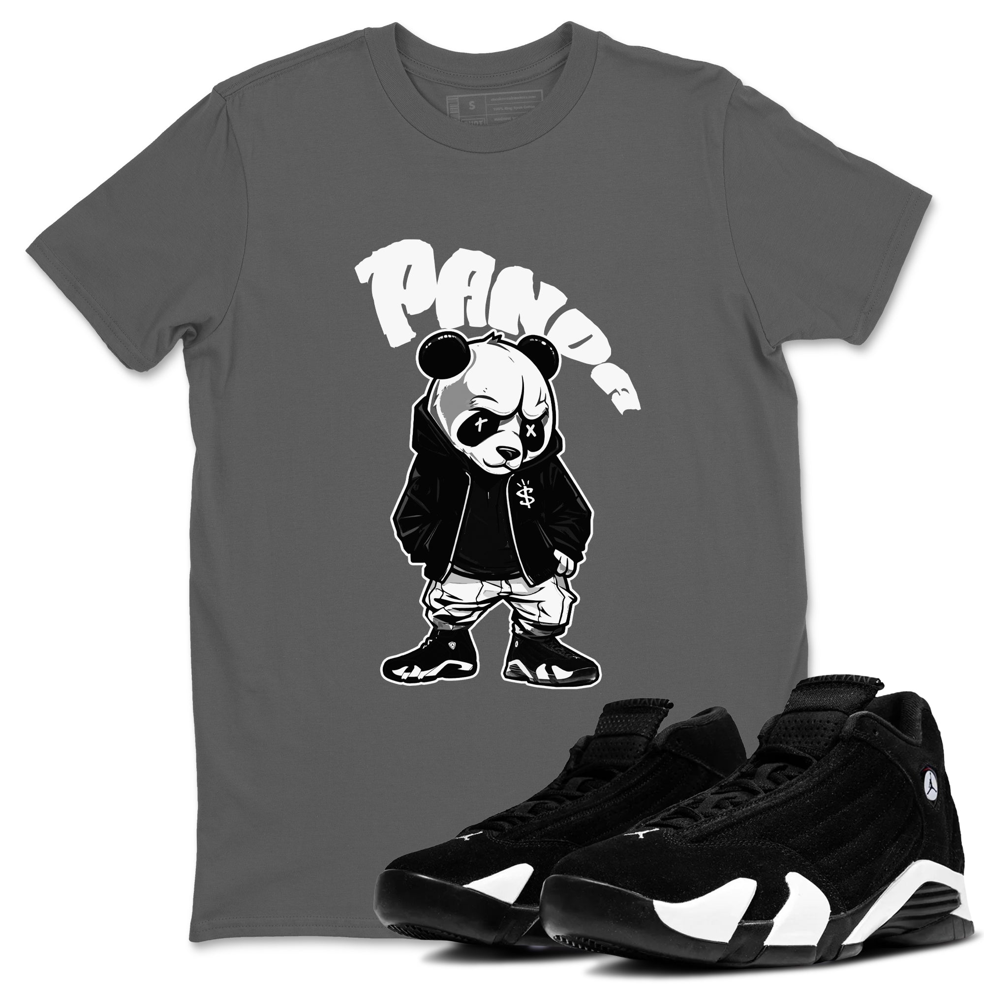 Bastard Panda snkmatch Tee - Air Jordan 14 Panda