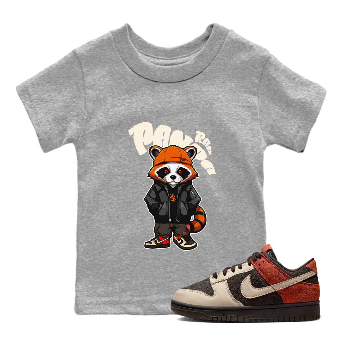Bastard Red Panda snkmatch Tee Kids - Dunk Red Panda