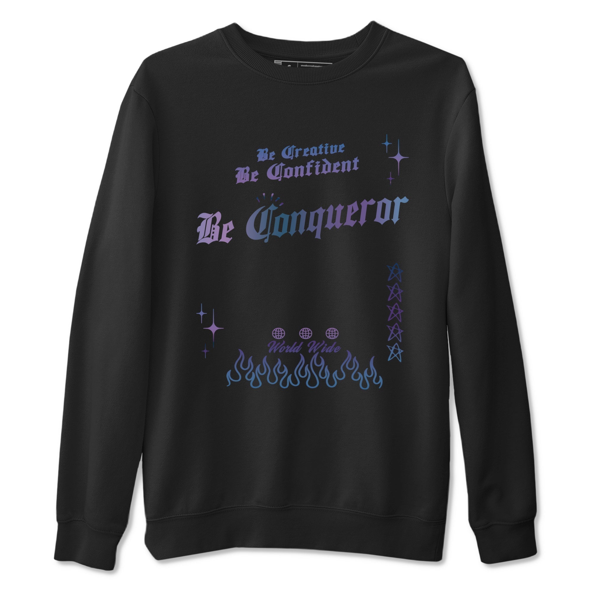 Be Conqueror snkmatch Tees - Air Foamposite One Galaxy