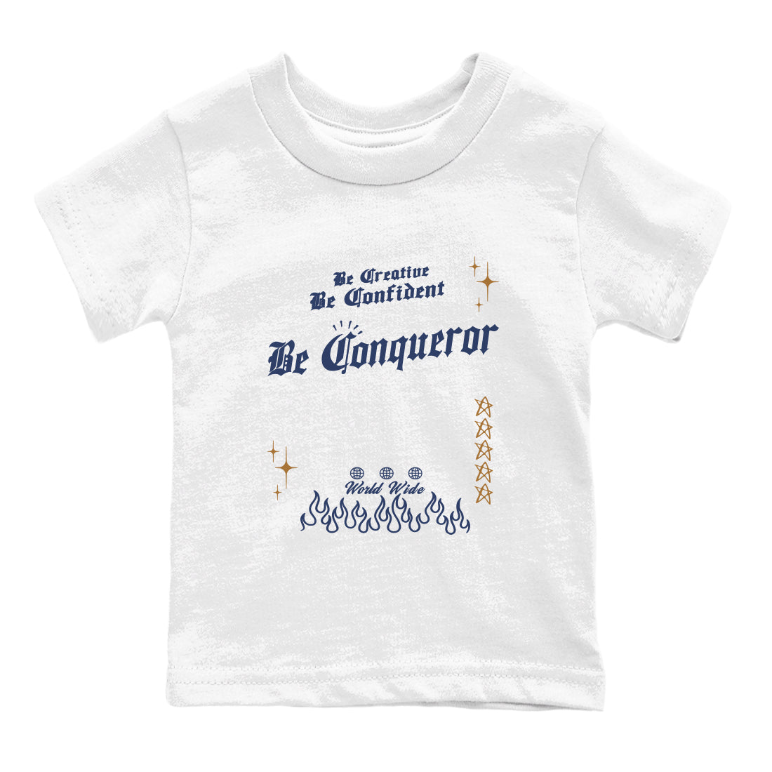 Be Conqueror snkmatch Tees Kids - Air Jordan 13 Midnight Navy