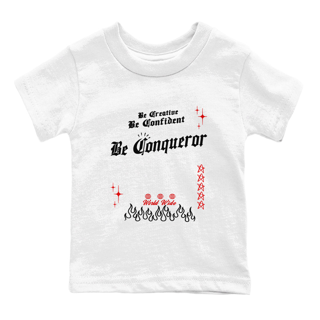 Be Conqueror snkmatch Tees Kids - Air Jordan 14 Black Toe