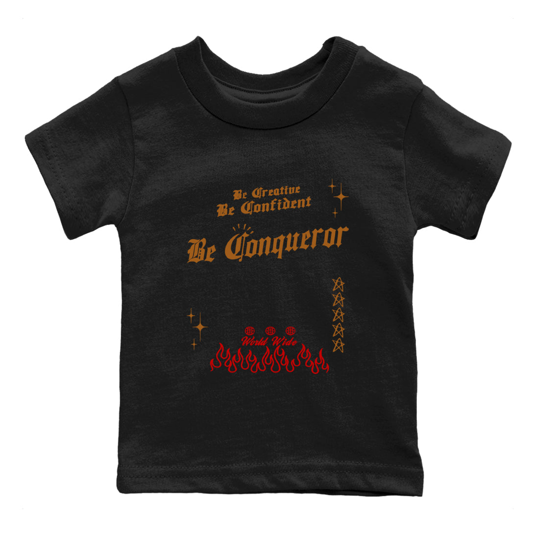 Be Conqueror snkmatch Tees Kids - Air Jordan 5 Archaeo Brown