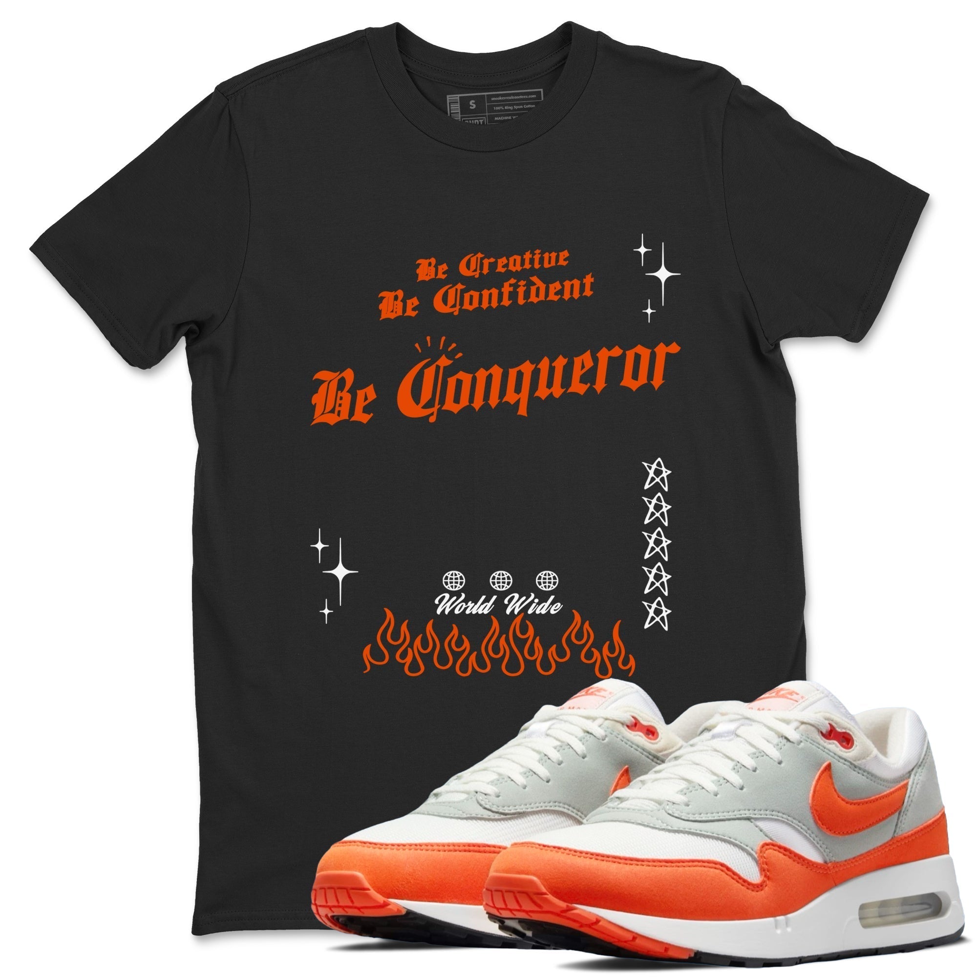 Be Conqueror snkmatch Tees - Air Max 1 Cosmic Clay