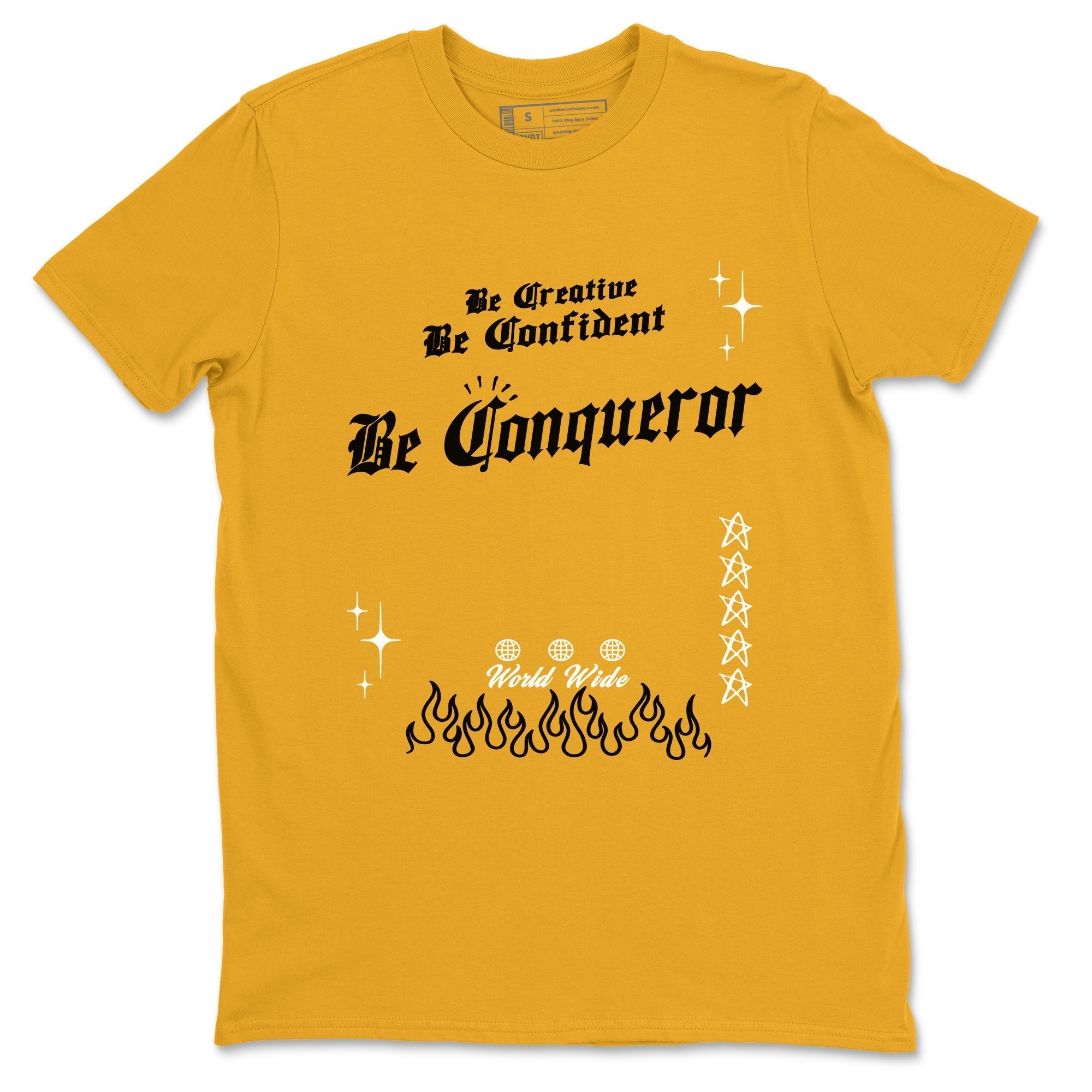 Be Conqueror snkmatch Tees - Dunk High Pollen