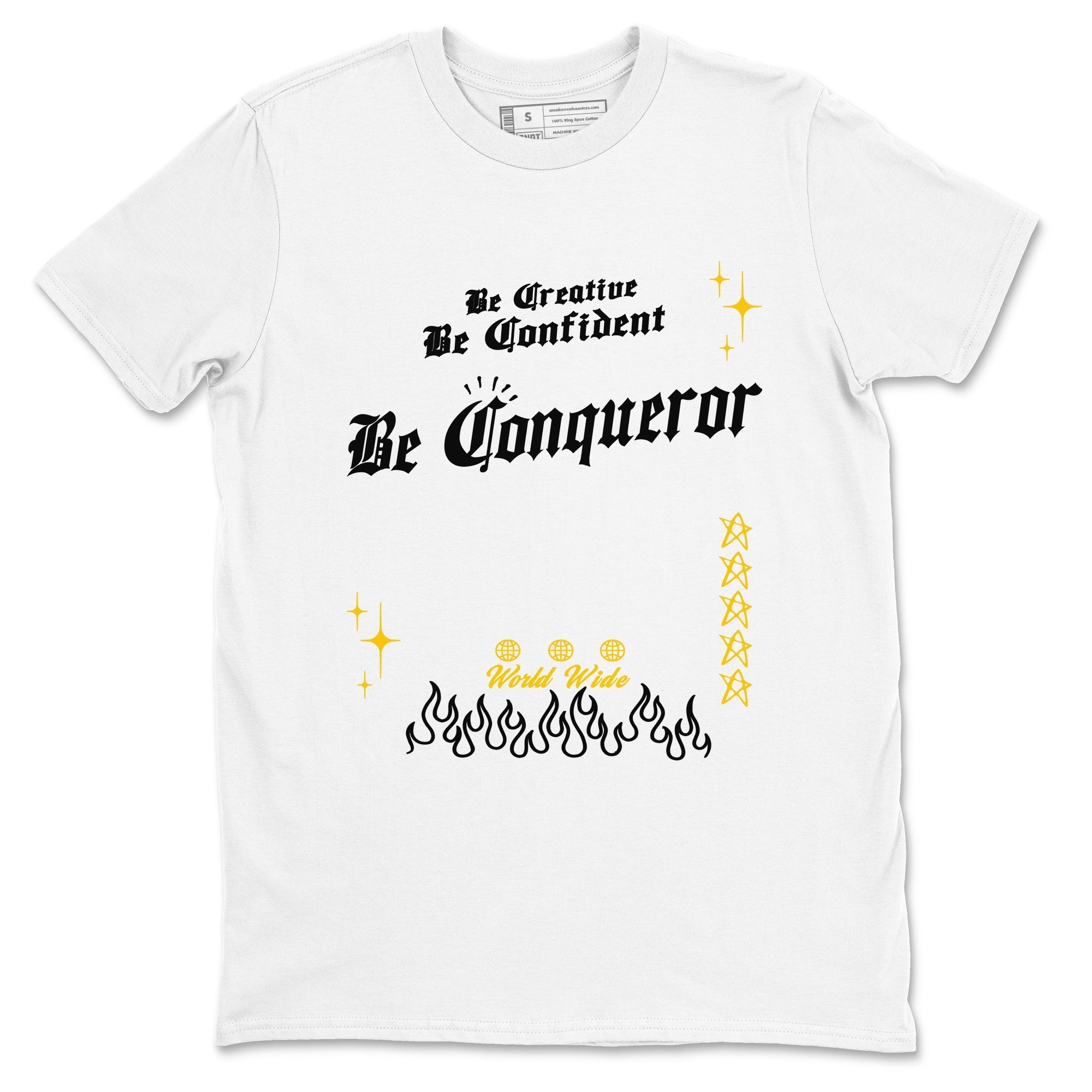 Be Conqueror snkmatch Tees - Dunk High Pollen