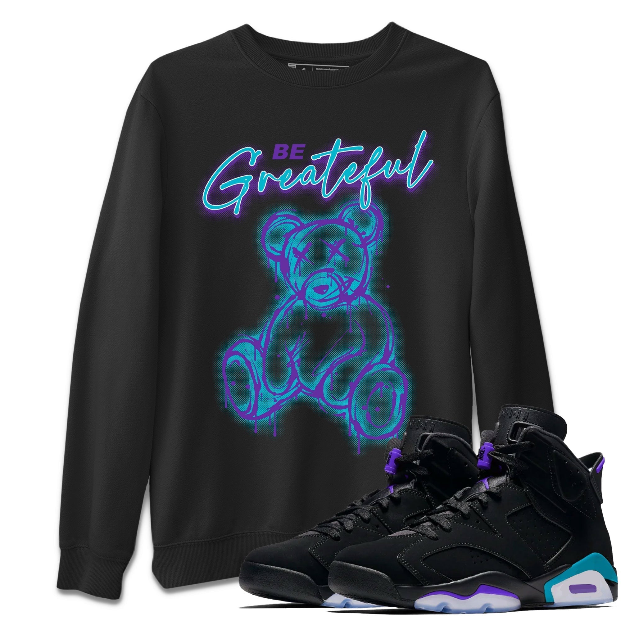 Be Grateful Unisex Tops - Air Jordan 6 Aqua