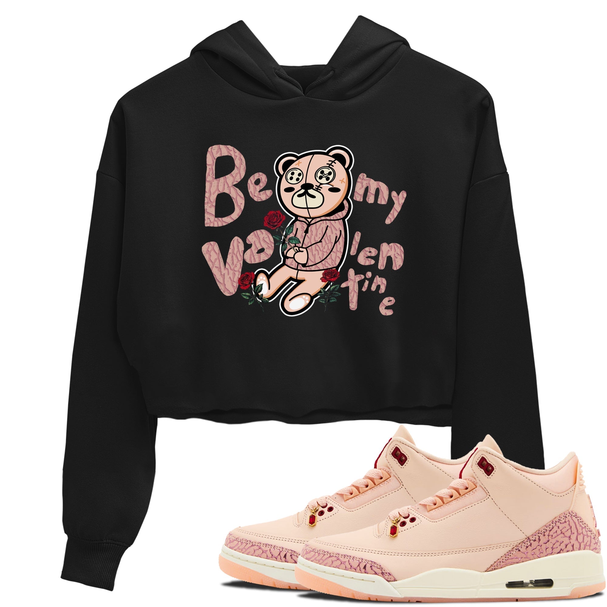 Be My Valentine snkmatch Women's Top - Air Jordan 3 Valentines Day