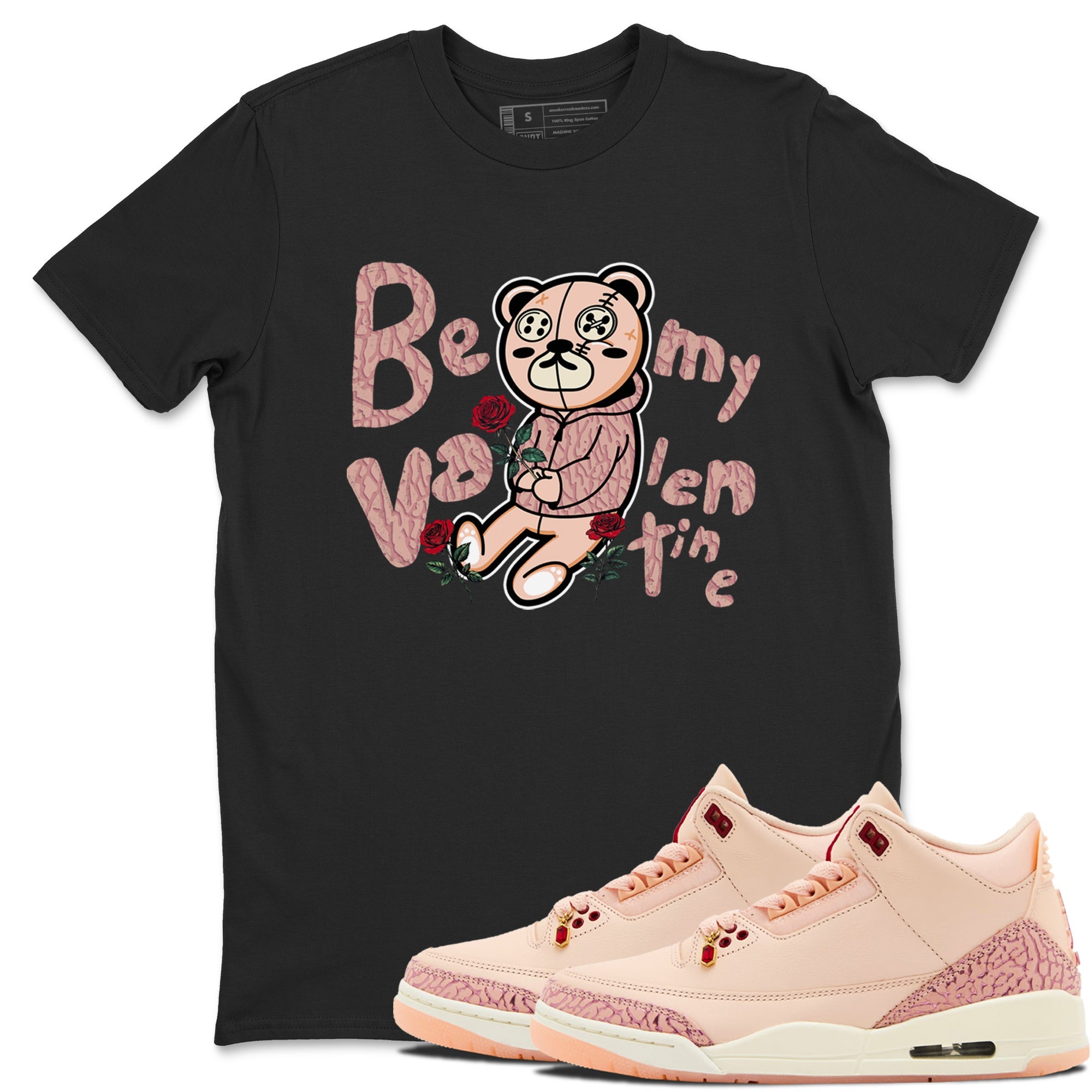 Be My Valentine snkmatch Tees - Air Jordan 3 Valentines Day