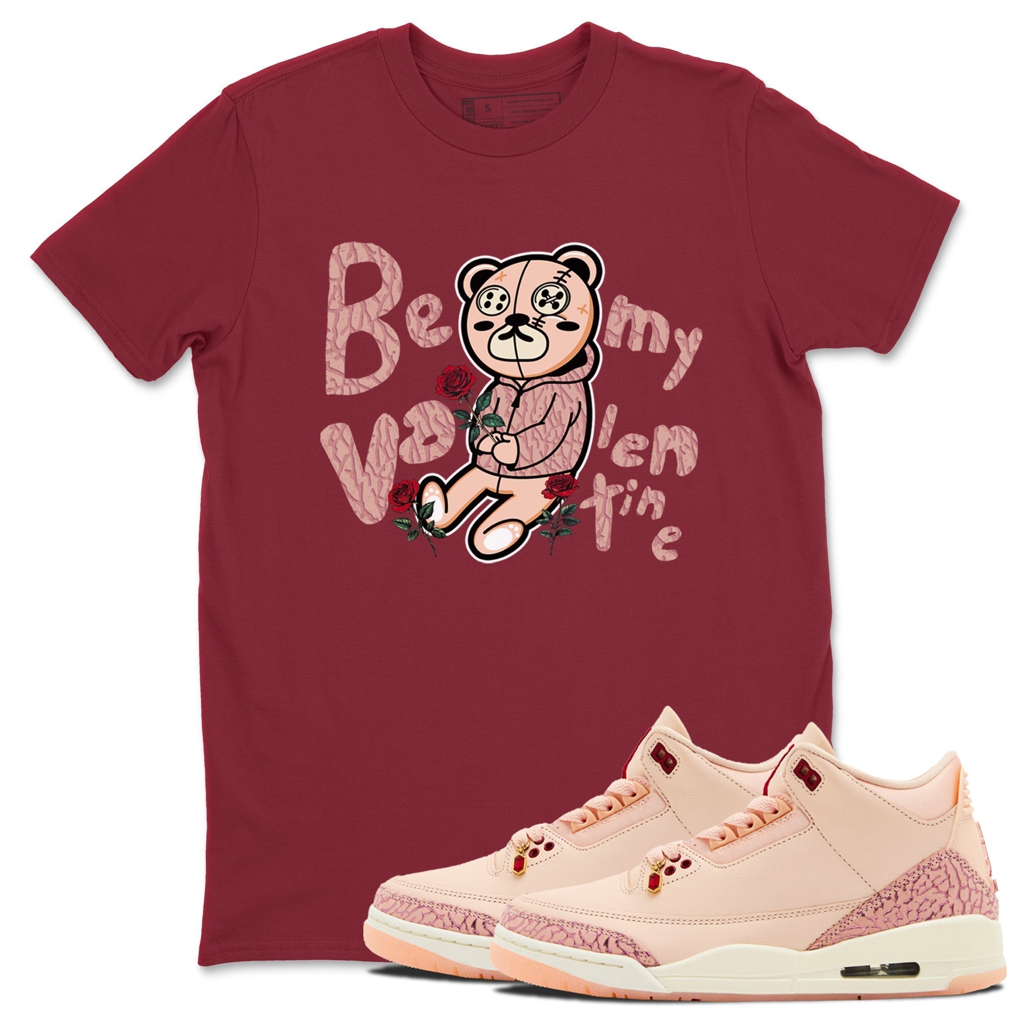 Be My Valentine snkmatch Tees - Air Jordan 3 Valentines Day