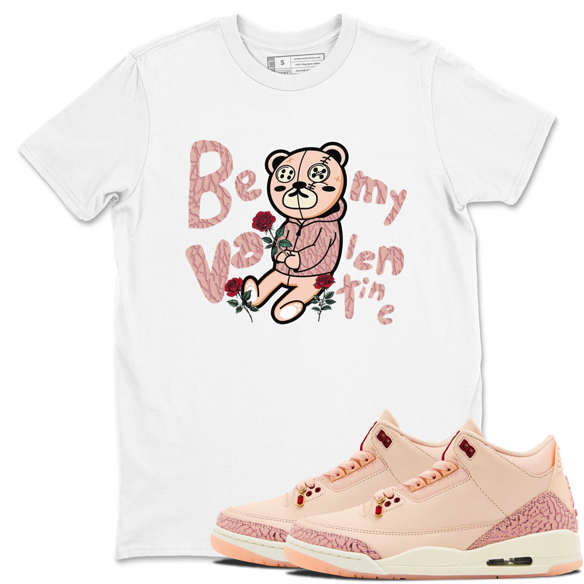Be My Valentine snkmatch Tees - Air Jordan 3 Valentines Day
