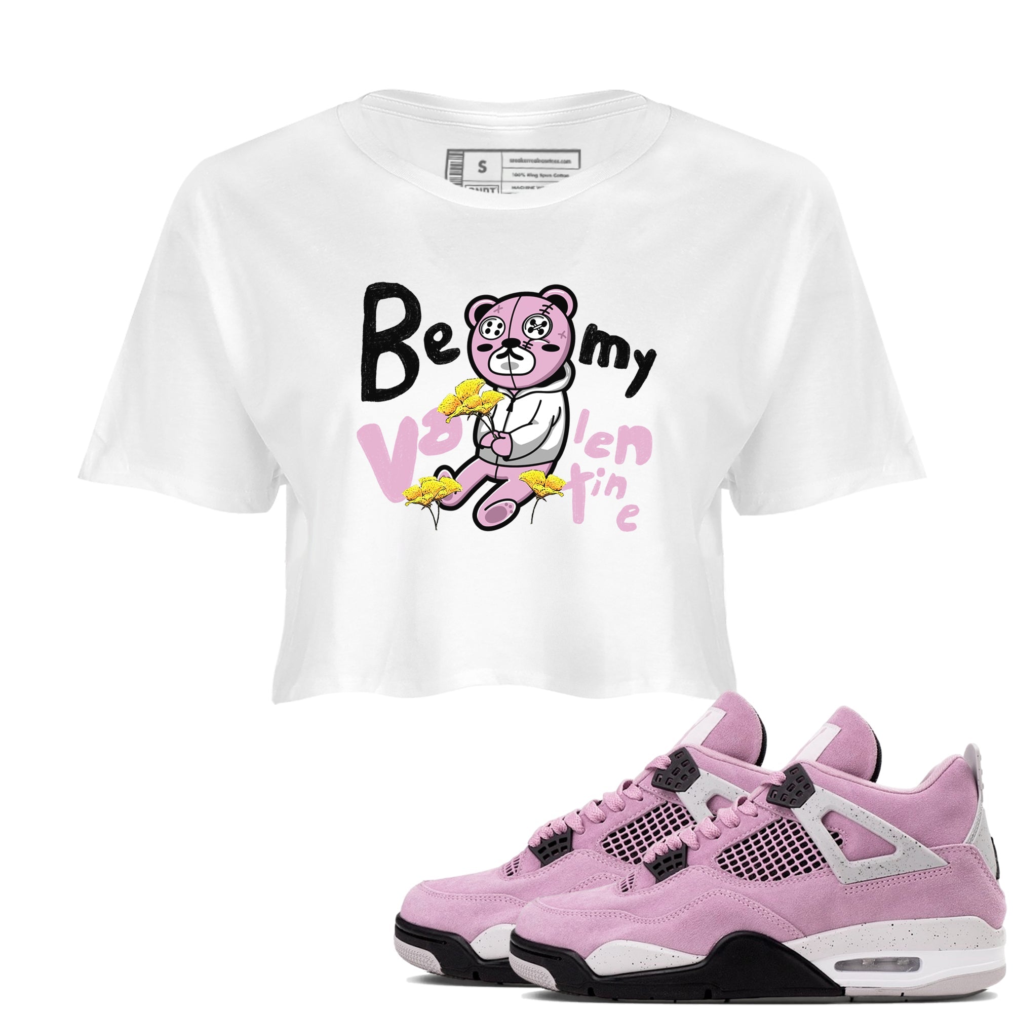 Be my Valentine snkmatch Women's Top - Air Jordan 4 Orchid