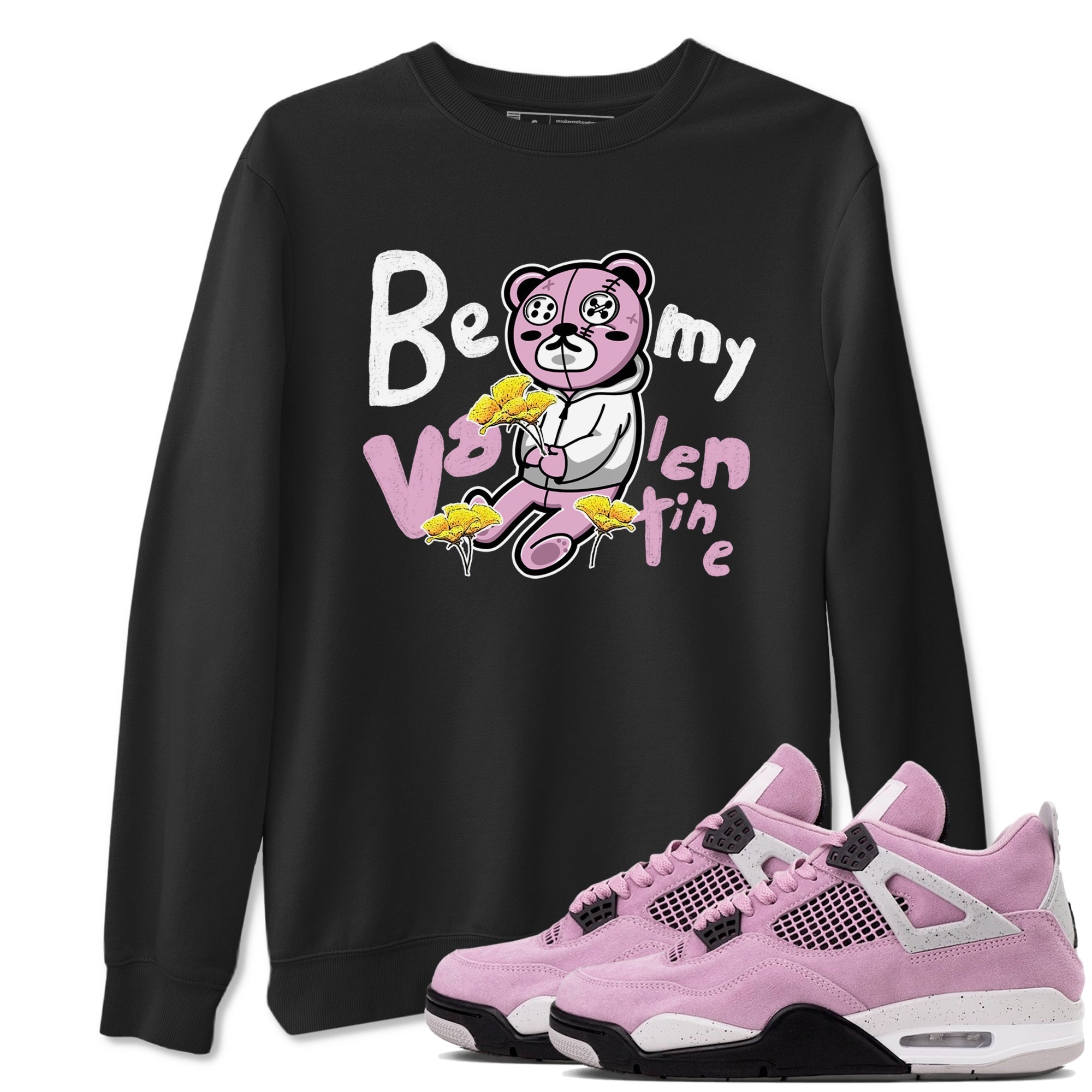 Be my Valentine snkmatch Tees - Air Jordan 4 Orchid