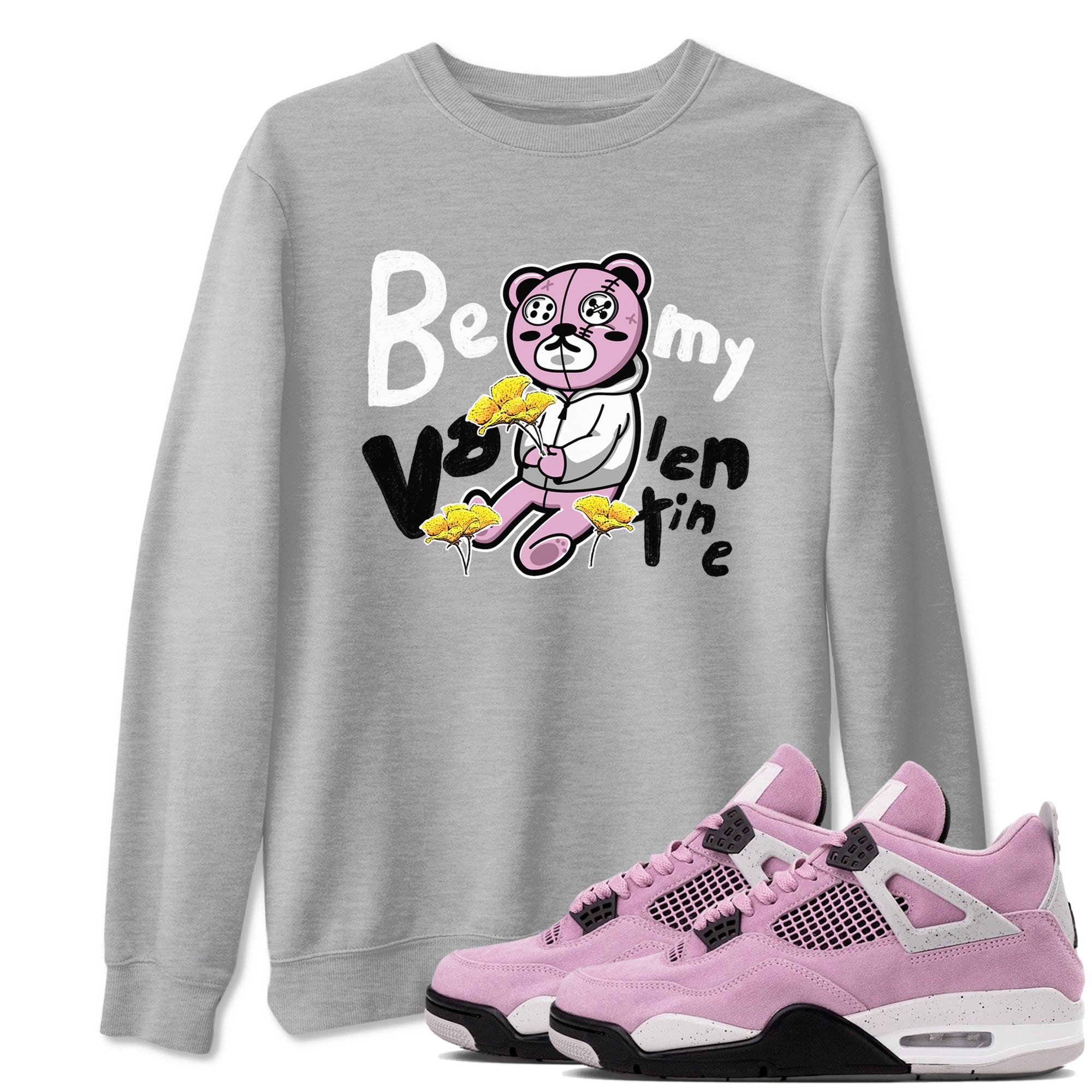 Be my Valentine snkmatch Tees - Air Jordan 4 Orchid