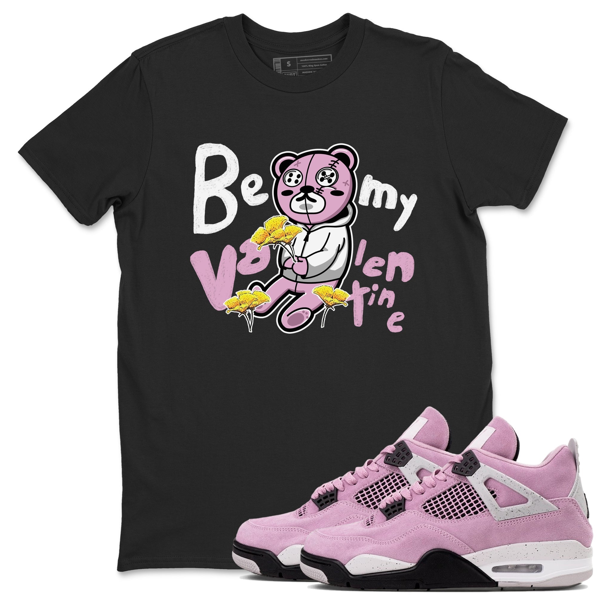 Be my Valentine snkmatch Tees - Air Jordan 4 Orchid