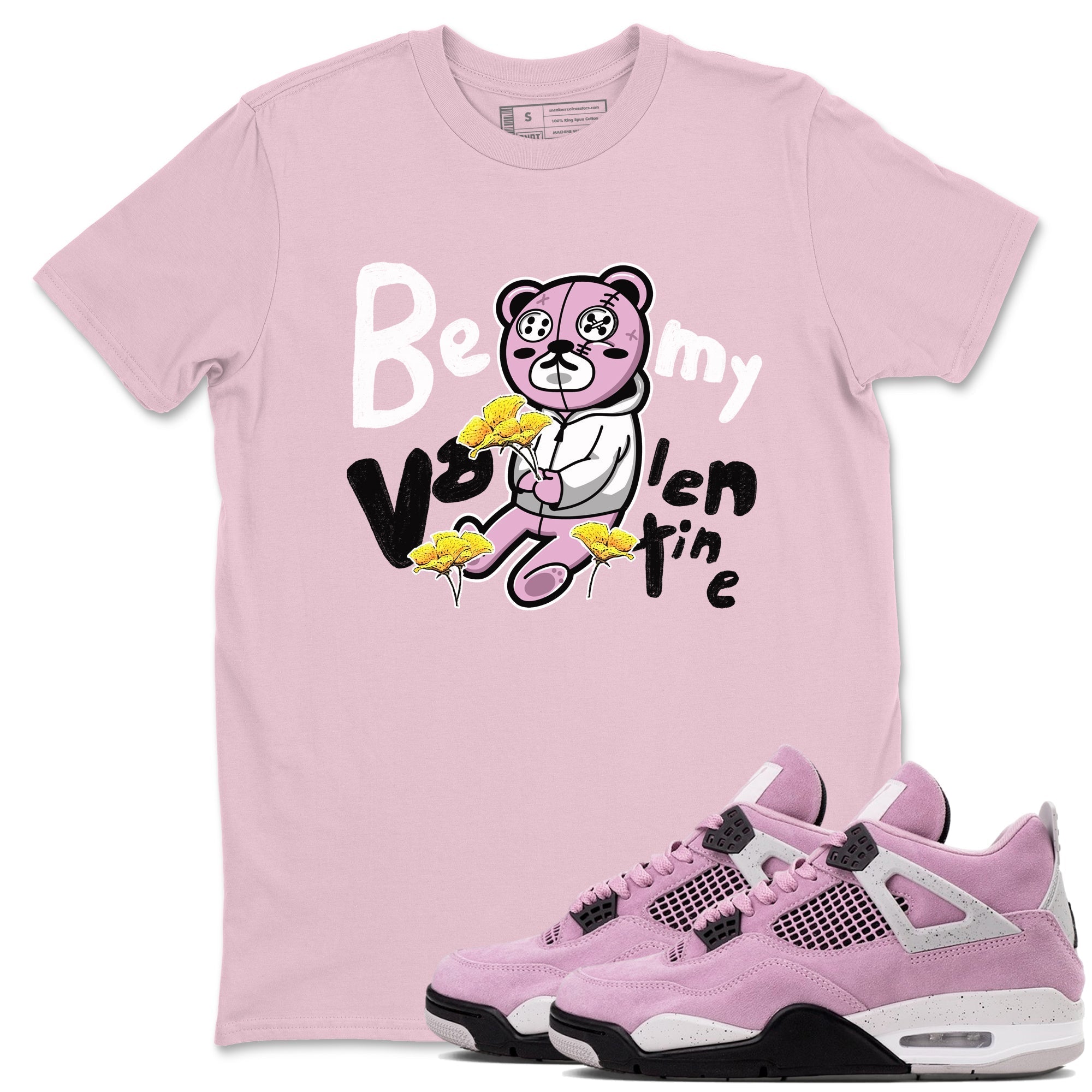Be my Valentine snkmatch Tees - Air Jordan 4 Orchid