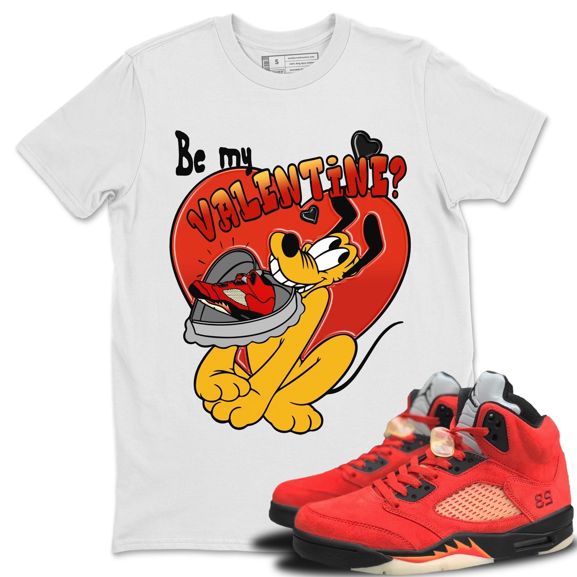 Be My Valentine Unisex Tops - Air Jordan 5 Mars For Her