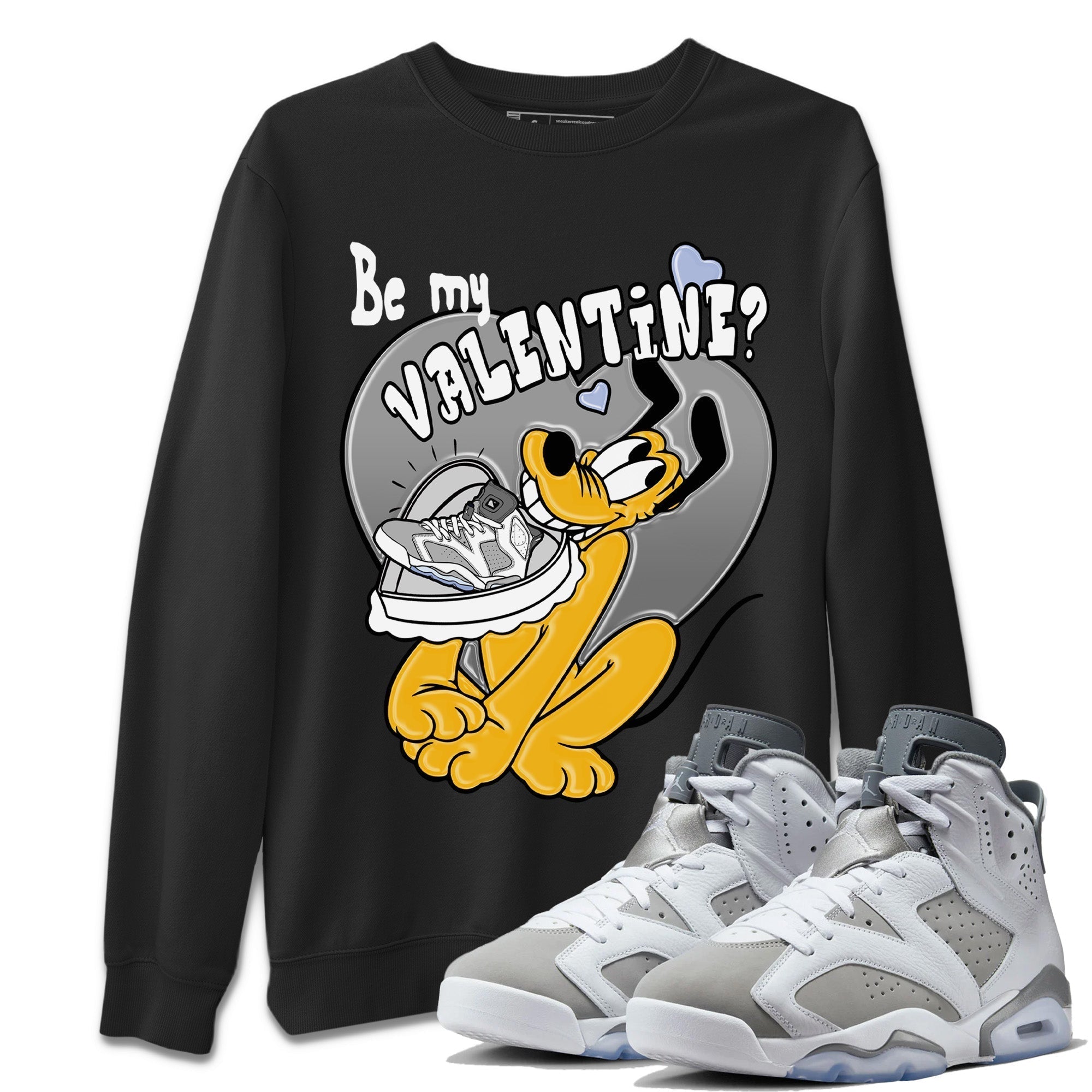 Be My Valentine Unisex Tops - Air Jordan 6 Cool Grey