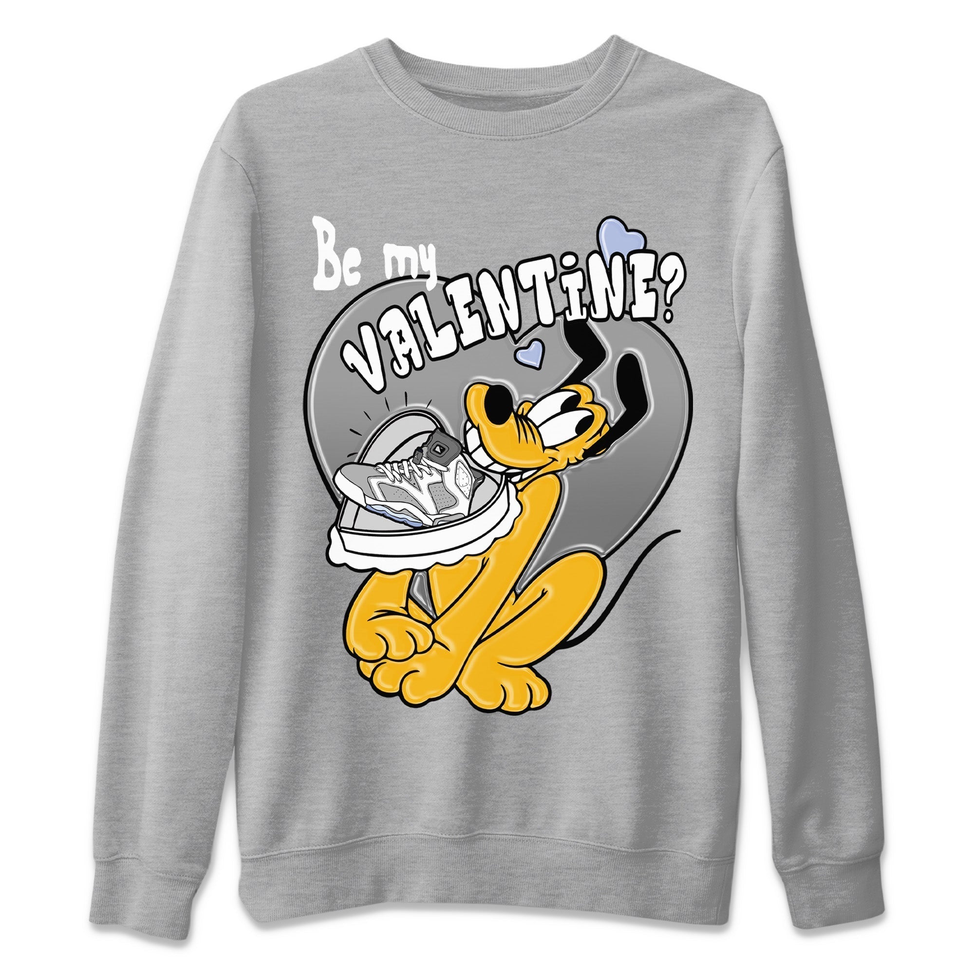 Be My Valentine Unisex Tops - Air Jordan 6 Cool Grey