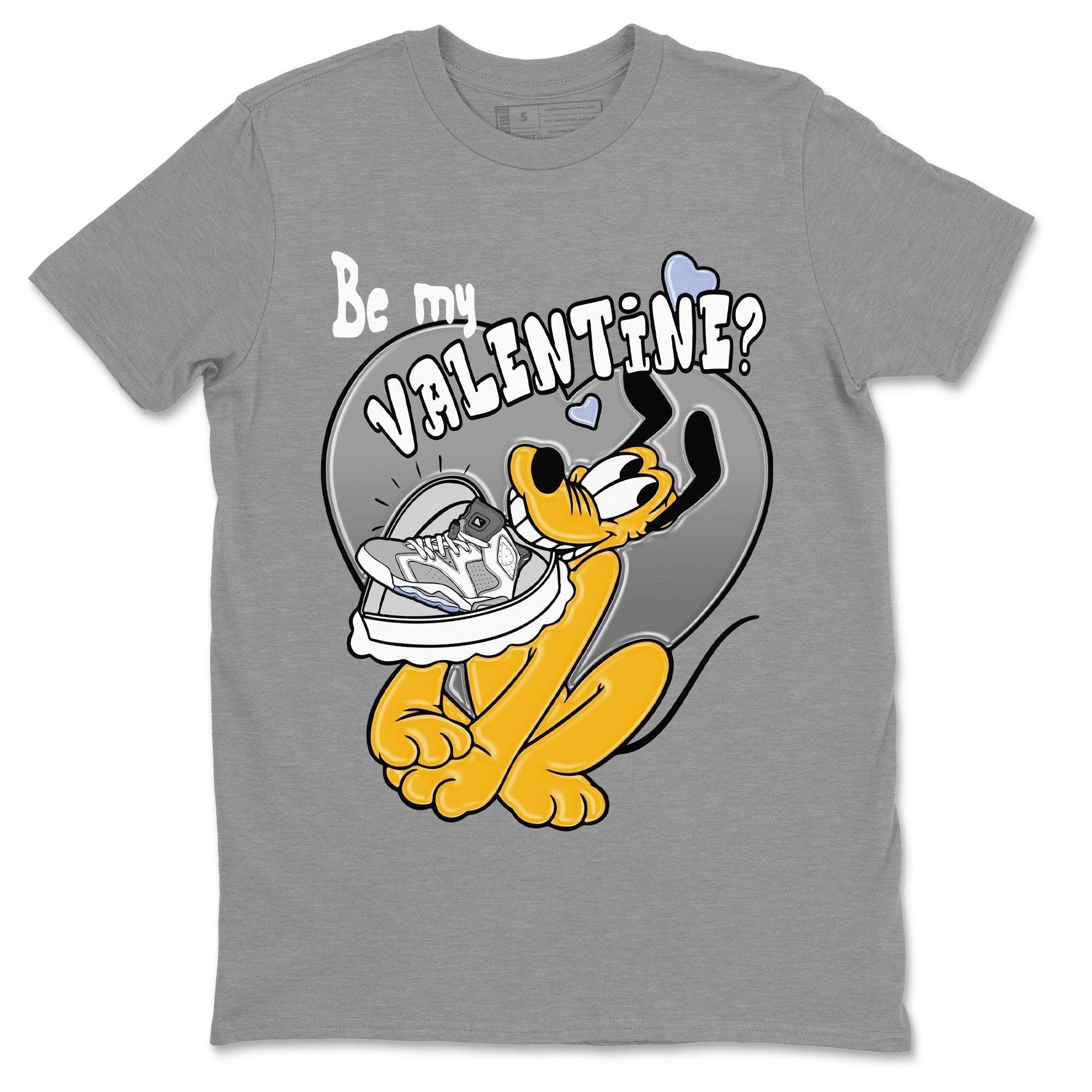 Be My Valentine Unisex Tops - Air Jordan 6 Cool Grey