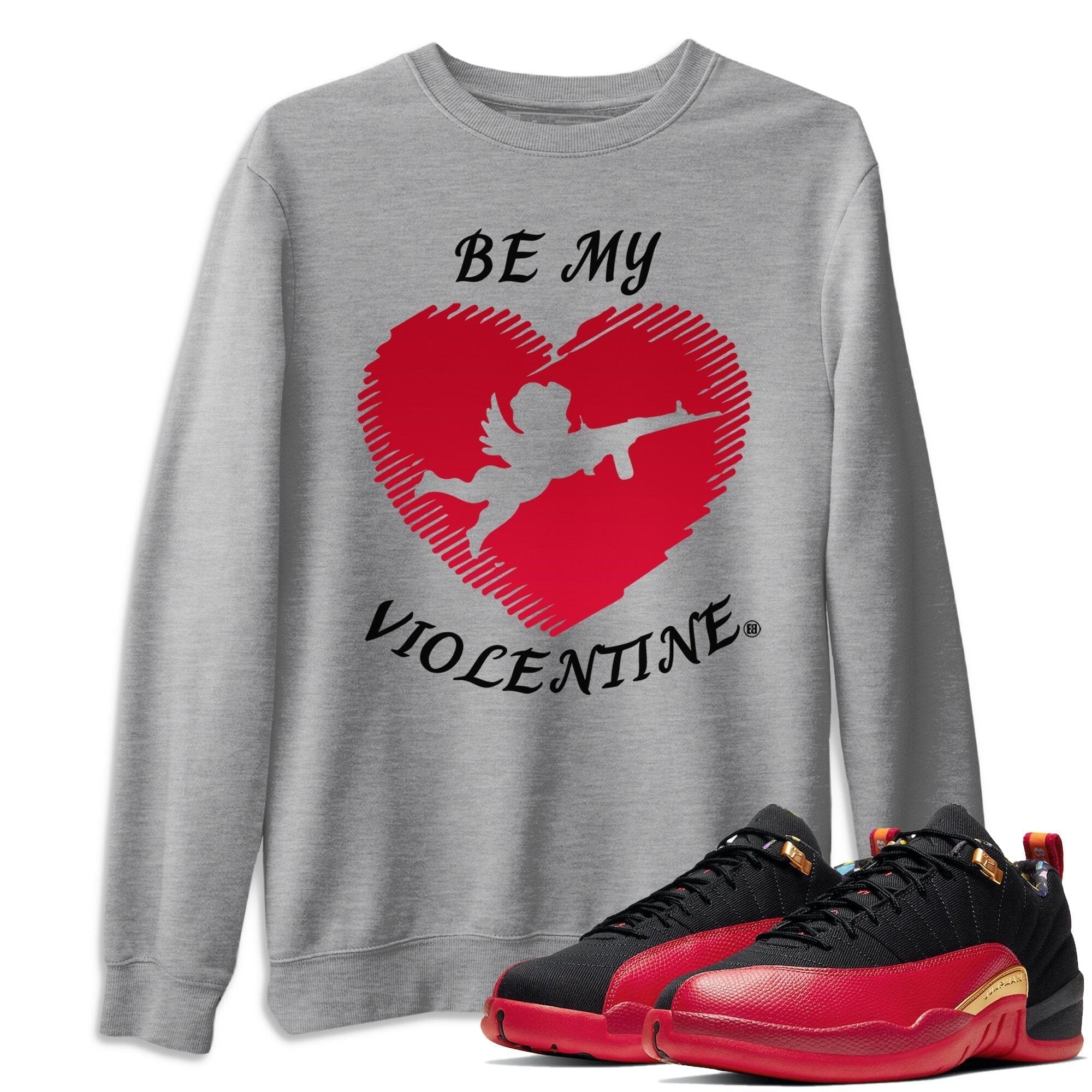 Be My Violentine Unisex Tops - Air Jordan 12 Super Bowl