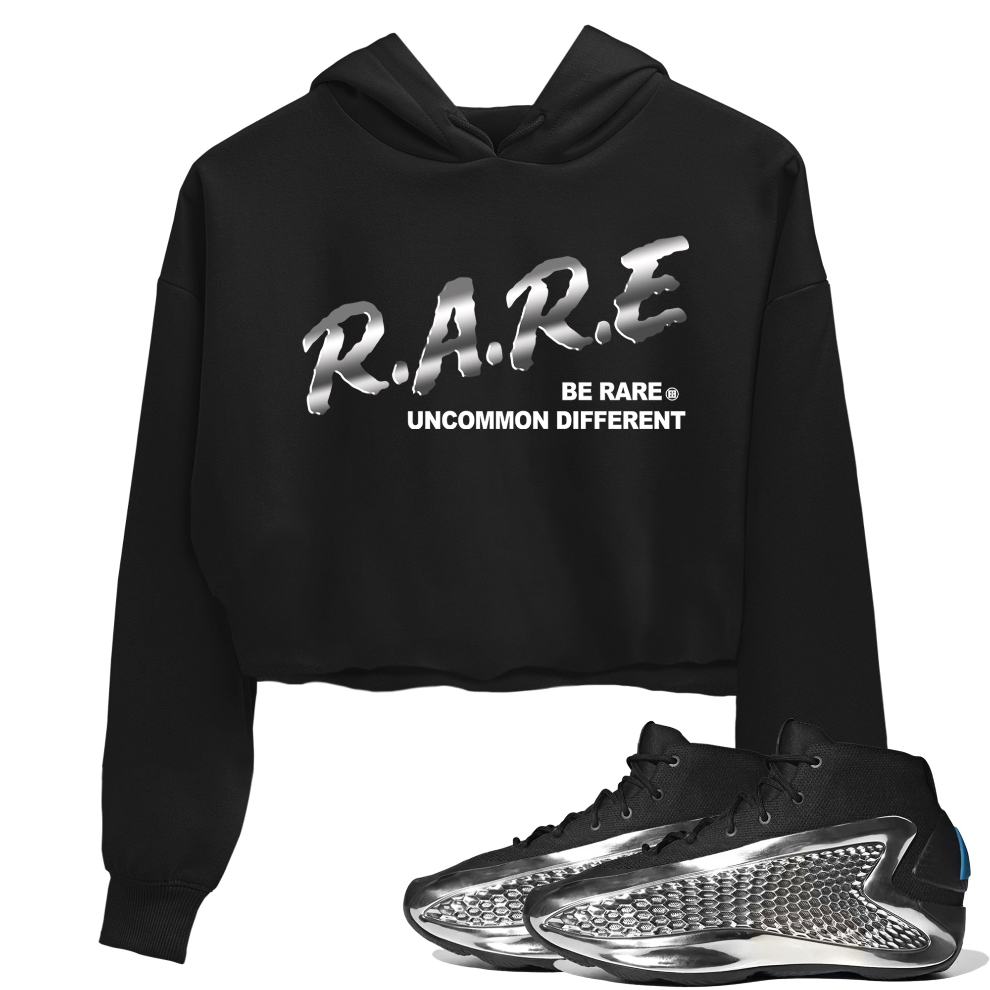 Be Rare Uncommon Different snkmatch Women's Top - AE 1 Silver Metallic