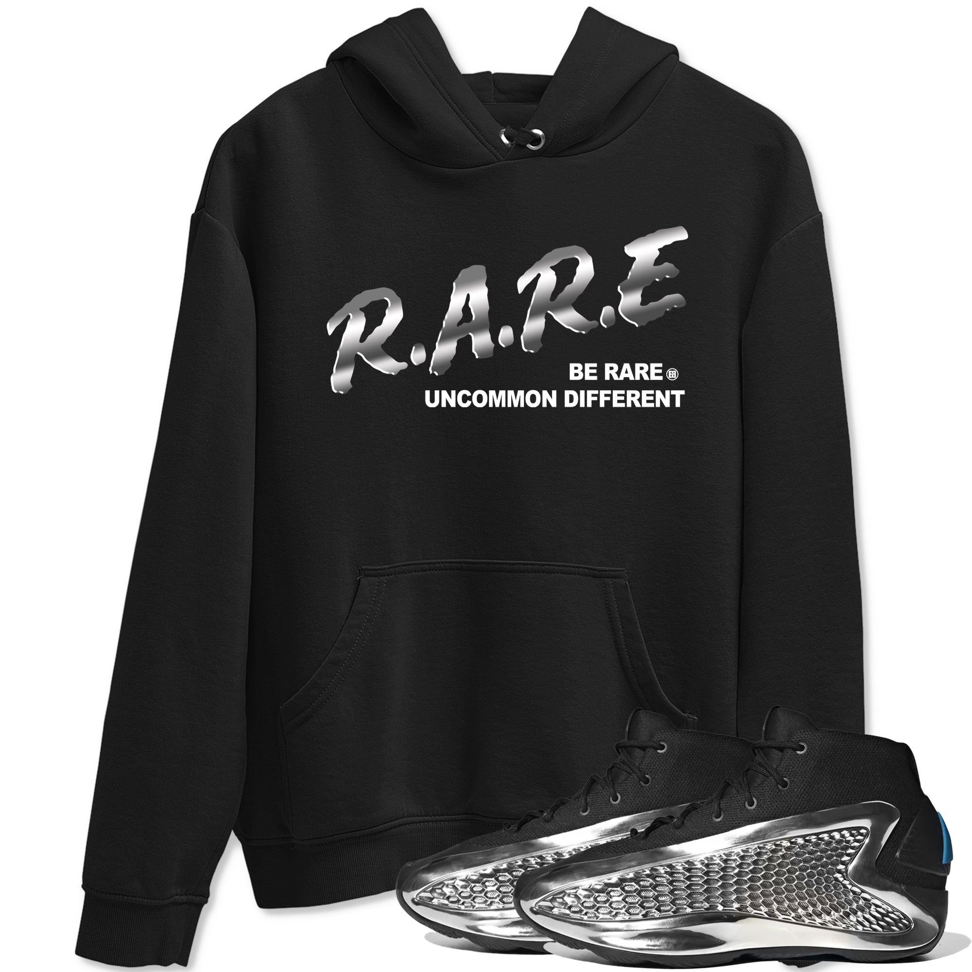 Be Rare Uncommon Different snkmatch Tees - AE 1 Silver Metallic