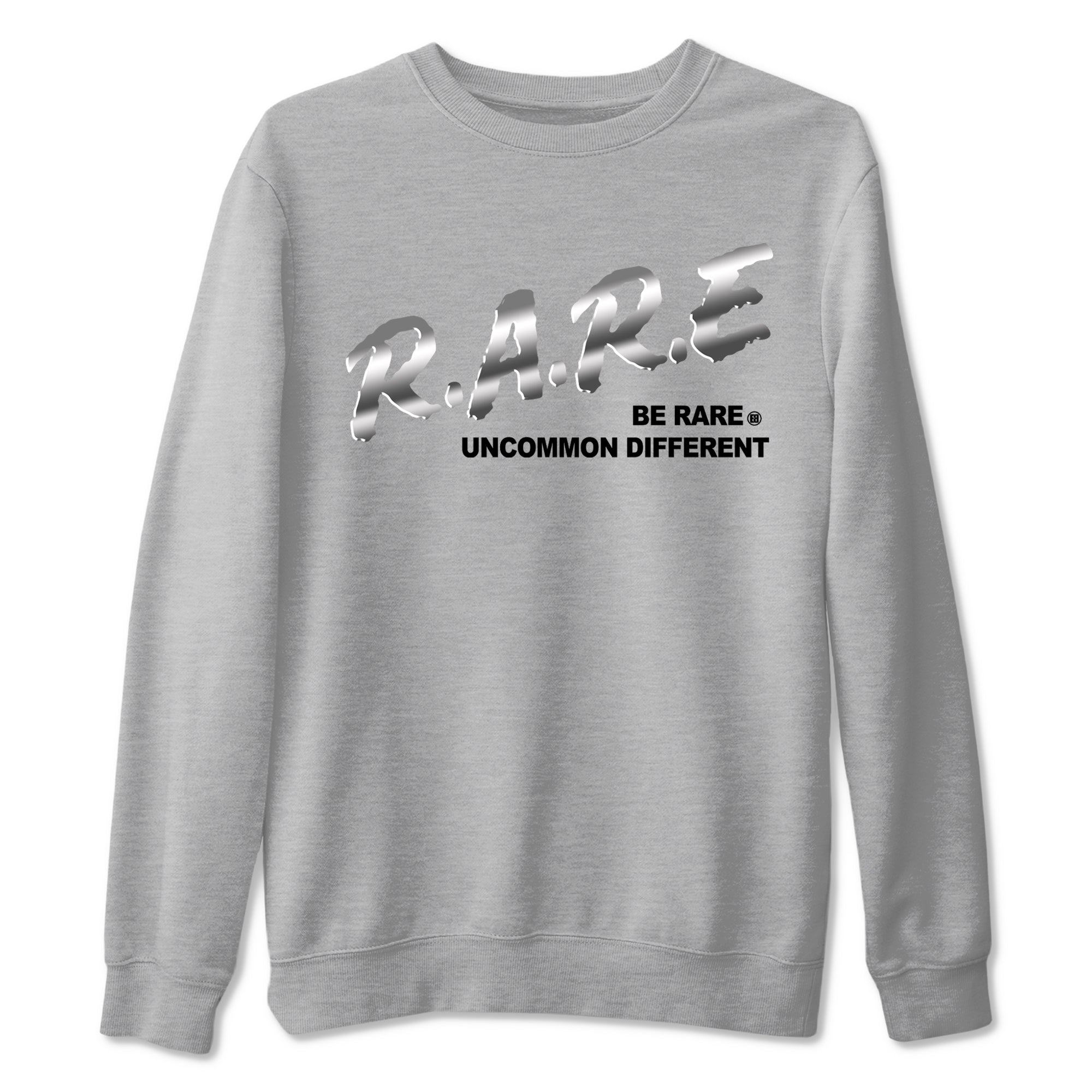 Be Rare Uncommon Different snkmatch Tees - AE 1 Silver Metallic