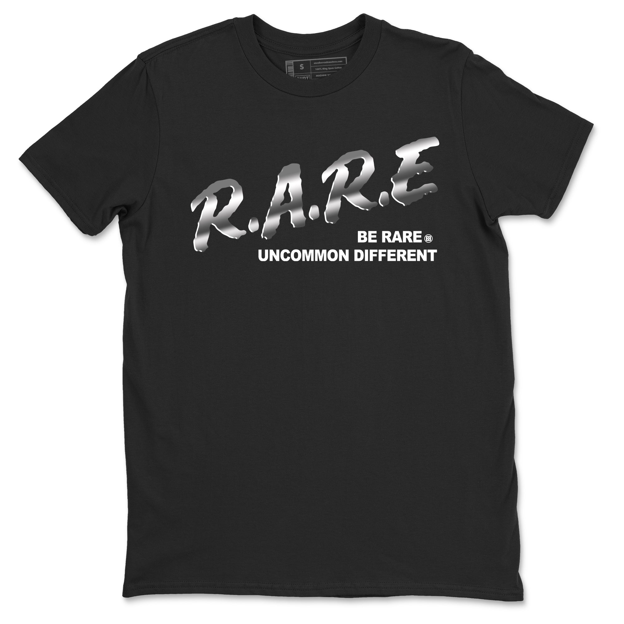 Be Rare Uncommon Different SNRT Sneaker Tees - AE 1 Silver Metallic
