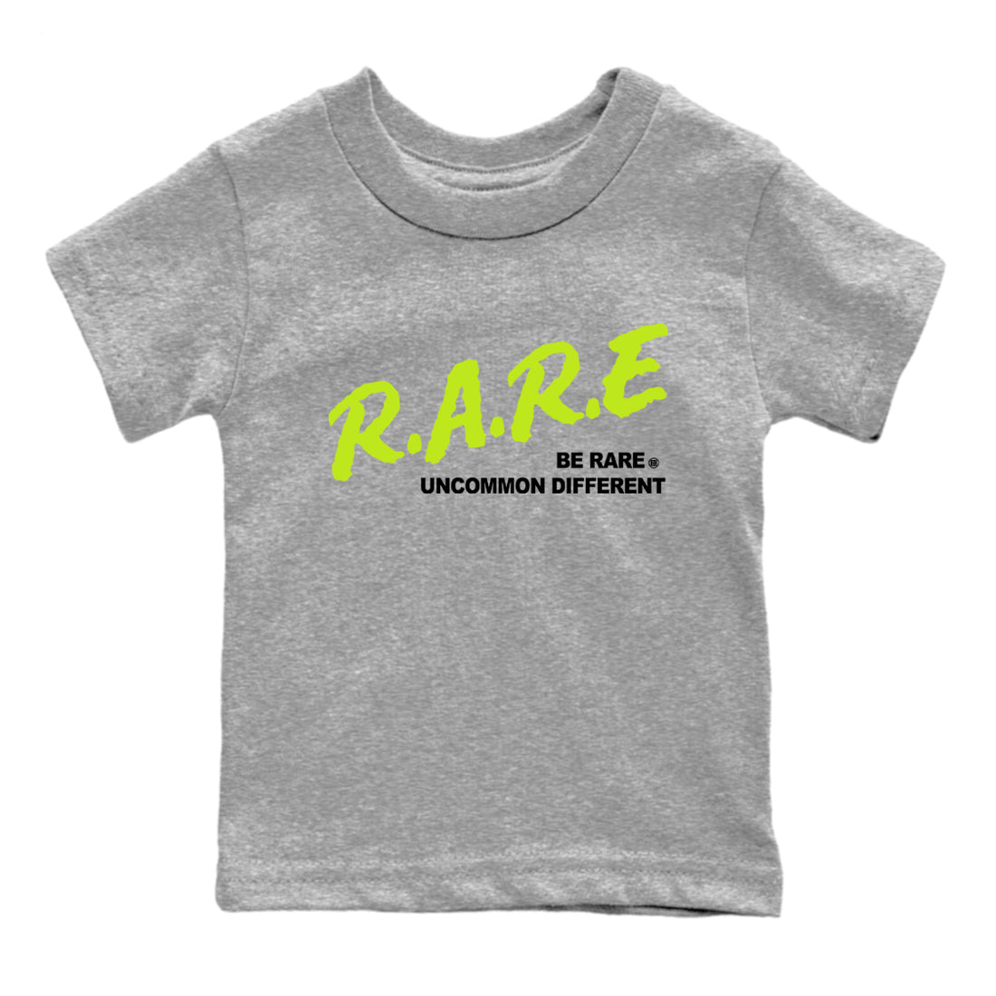 Be Rare Uncommon Different snkmatch Tees Kids - Air Foamposite One Black Volt